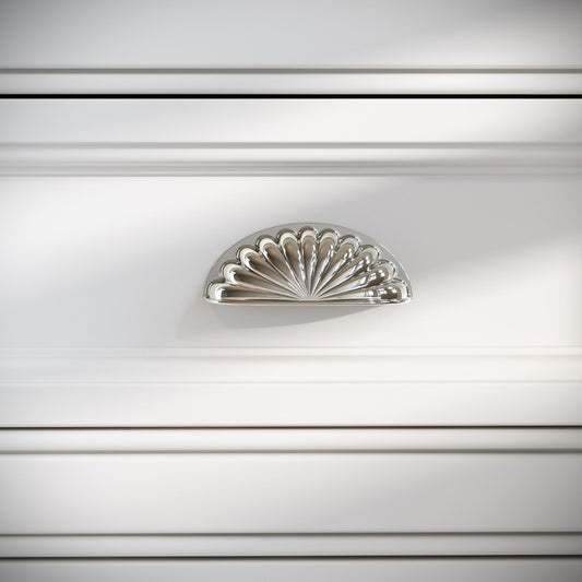 Latchford Polished Nickel Cup Handle