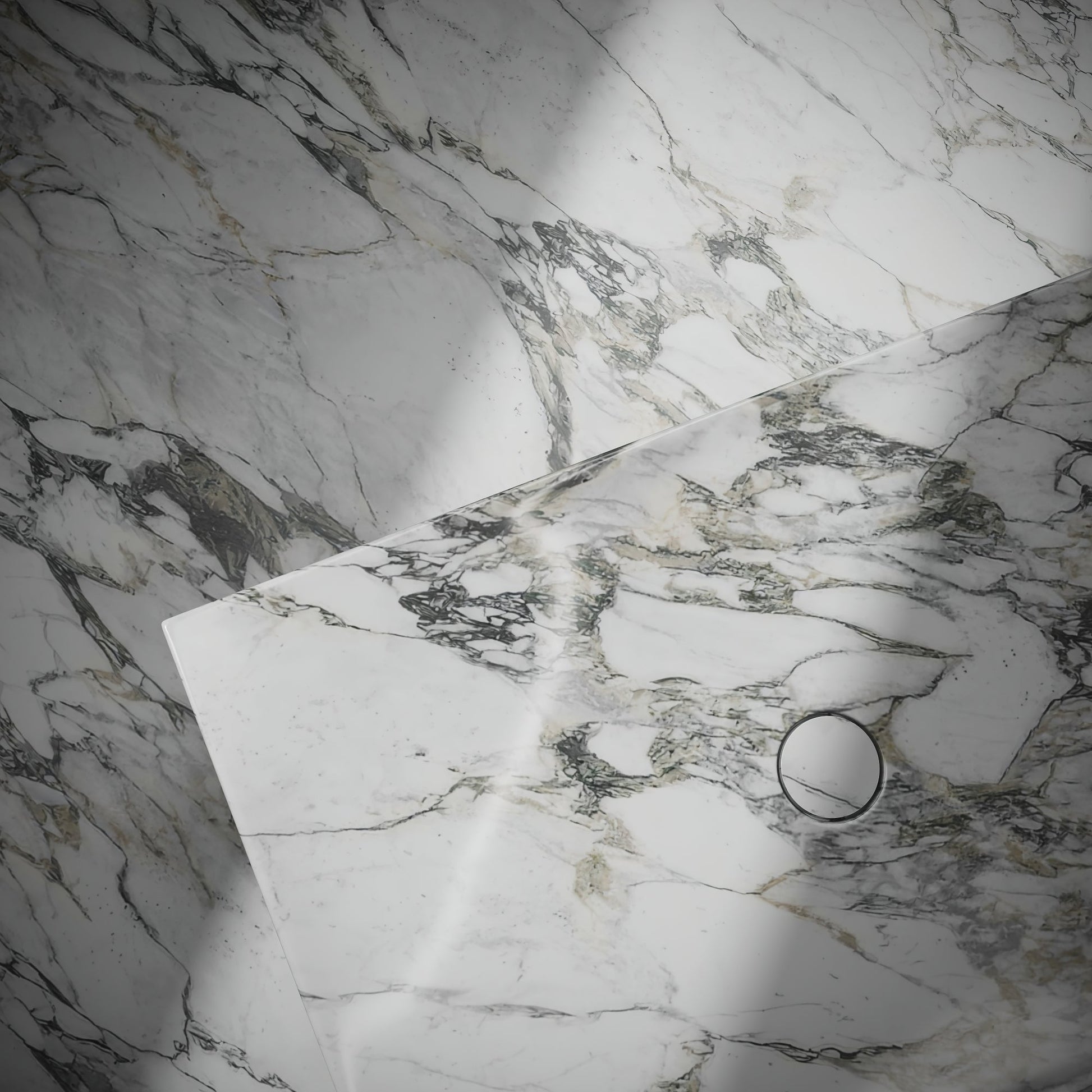 Levitare Arabescato Marble Ultra Thin Wall Hung Basin 600mm