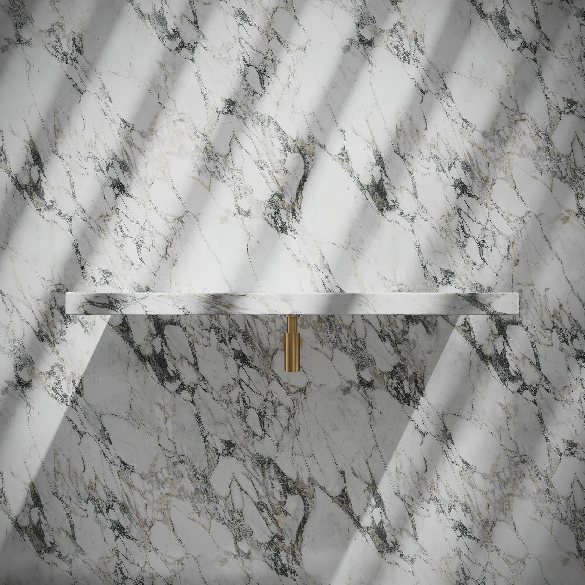 Levitare Arabescato Marble Ultra Thin Wall Mounted Basin 1000mm