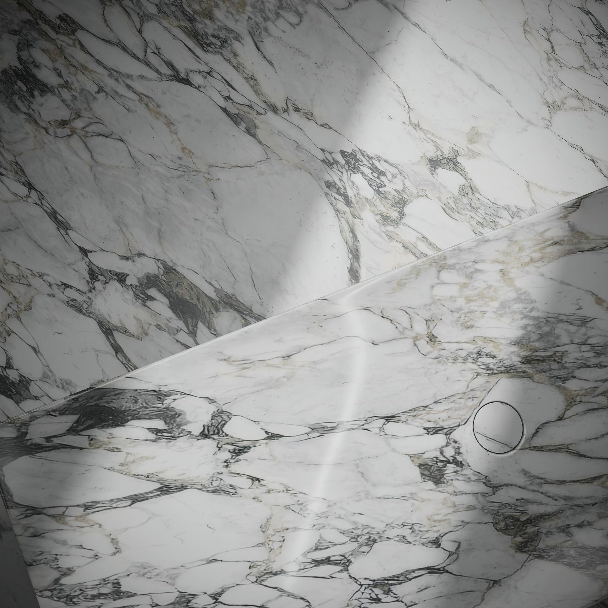 Levitare Arabescato Marble Ultra Thin Wall Mounted Basin 1000mm