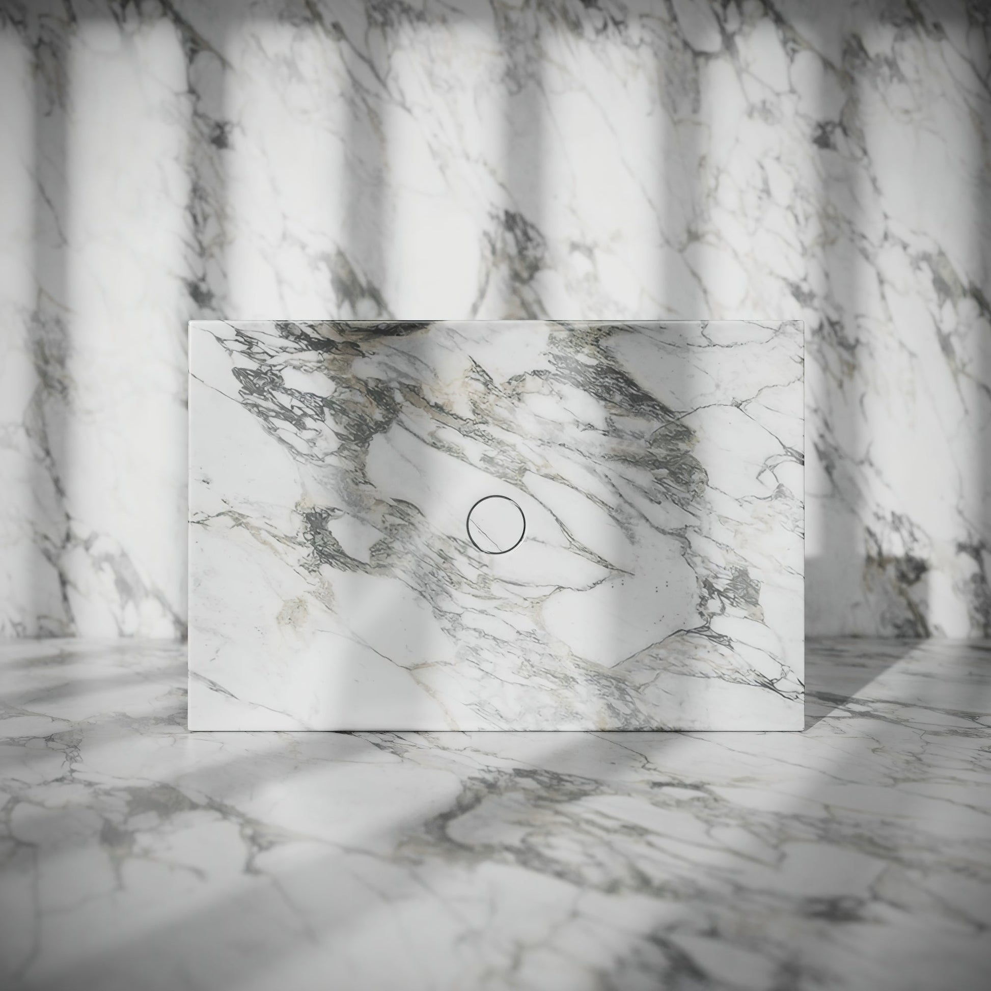 Levitare Arabescato Marble Ultra Thin Wall Mounted Basin 800mm