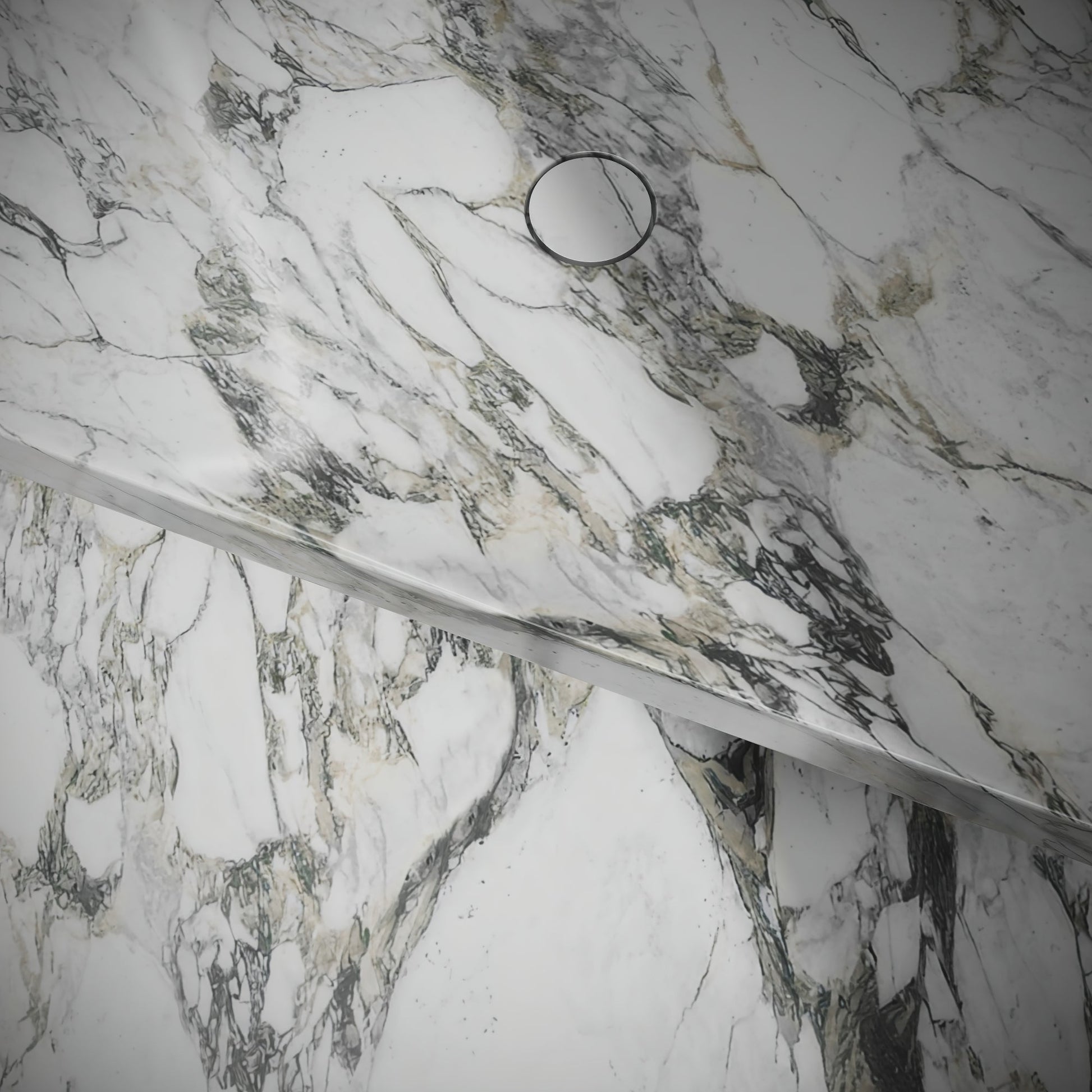 Levitare Arabescato Marble Ultra Thin Wall Mounted Basin 800mm