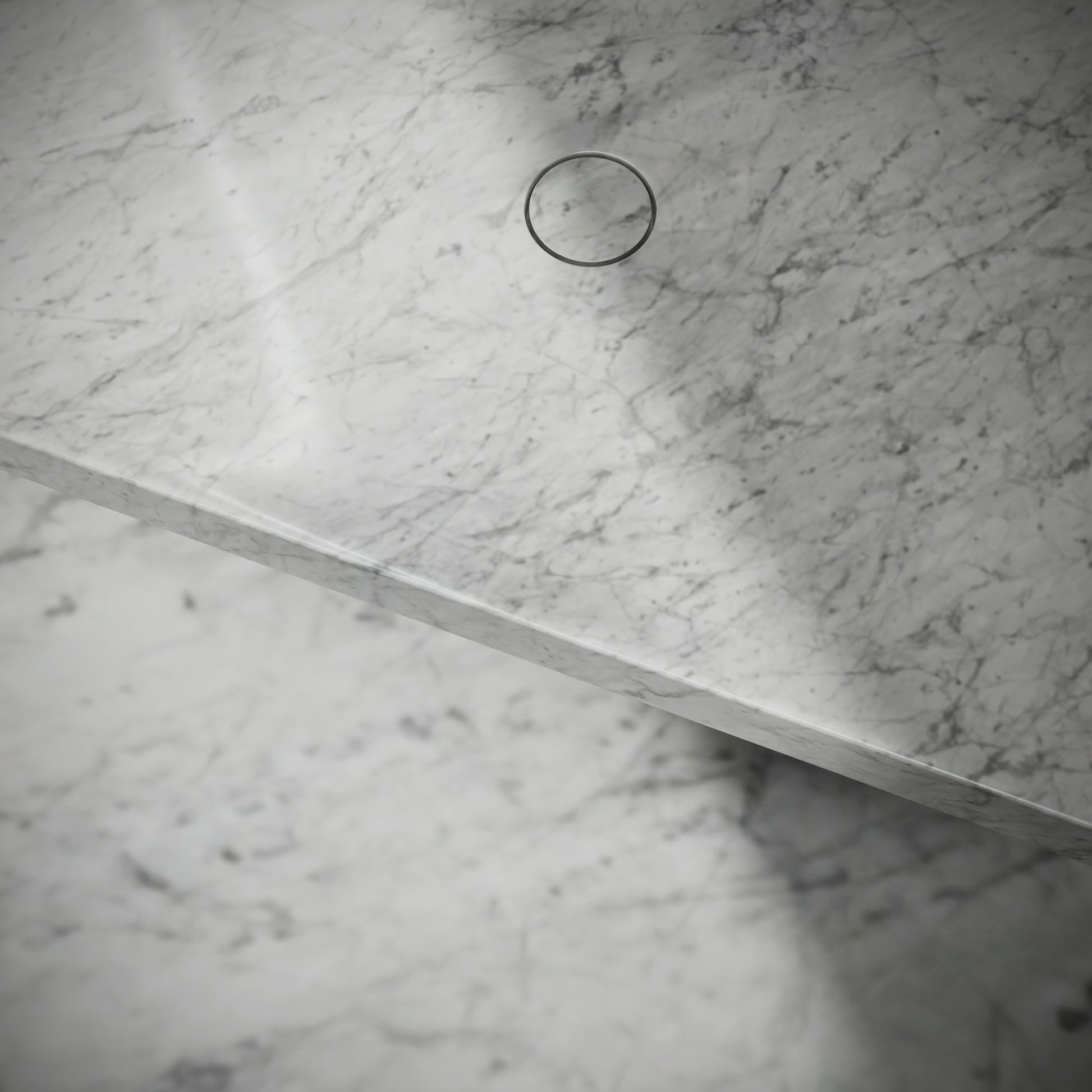 Levitare Carrara Marble Ultra Thin Wall Hung Basin 600mm