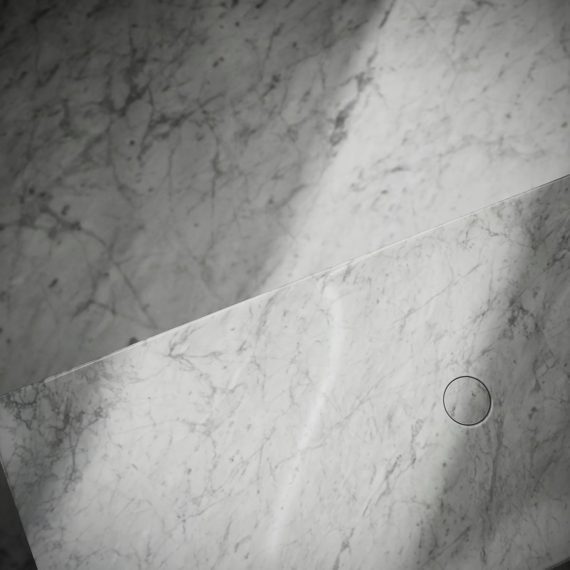 Levitare Carrara Marble Ultra Thin Wall Mounted Basin 1000mm