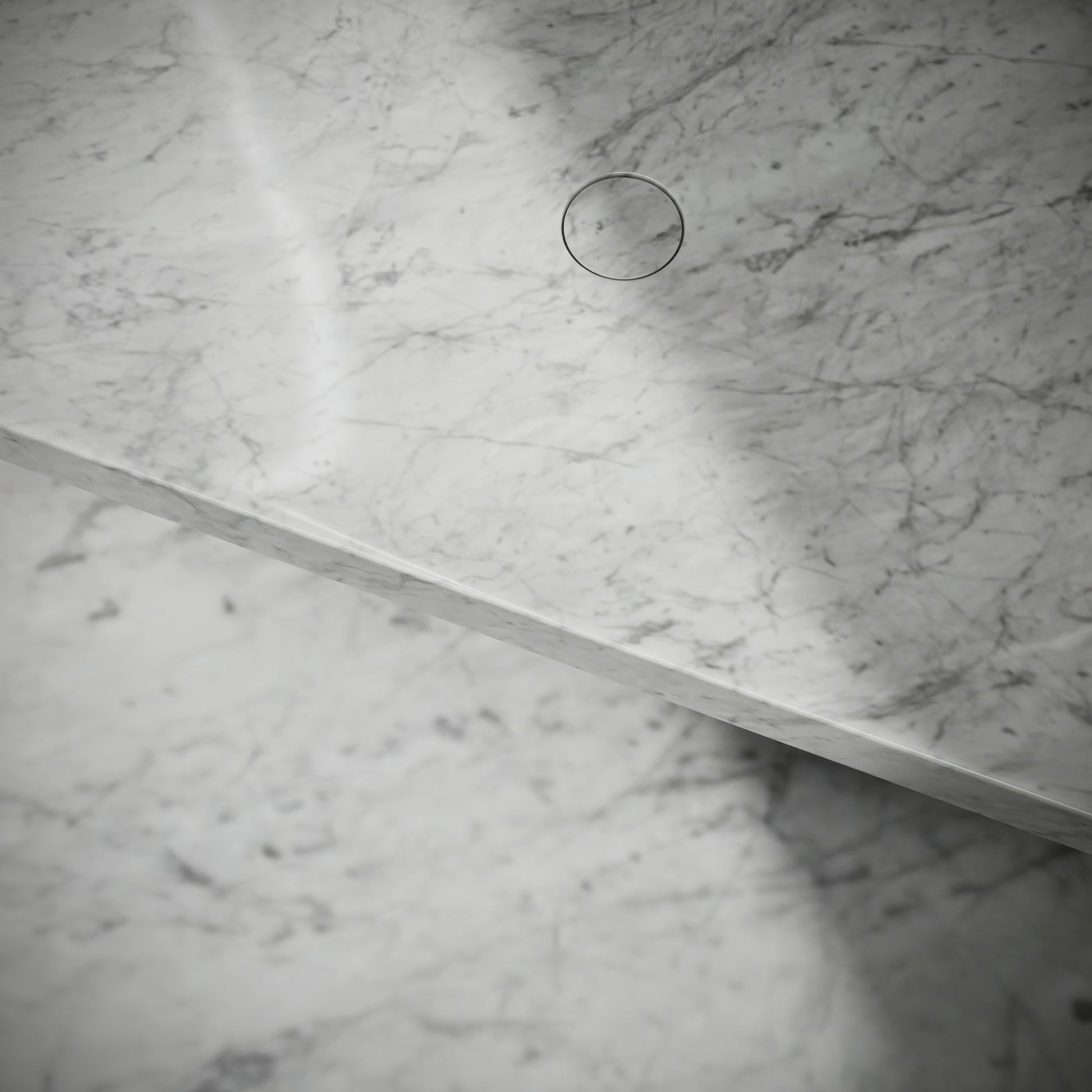 Levitare Carrara Marble Ultra Thin Wall Mounted Basin 1000mm