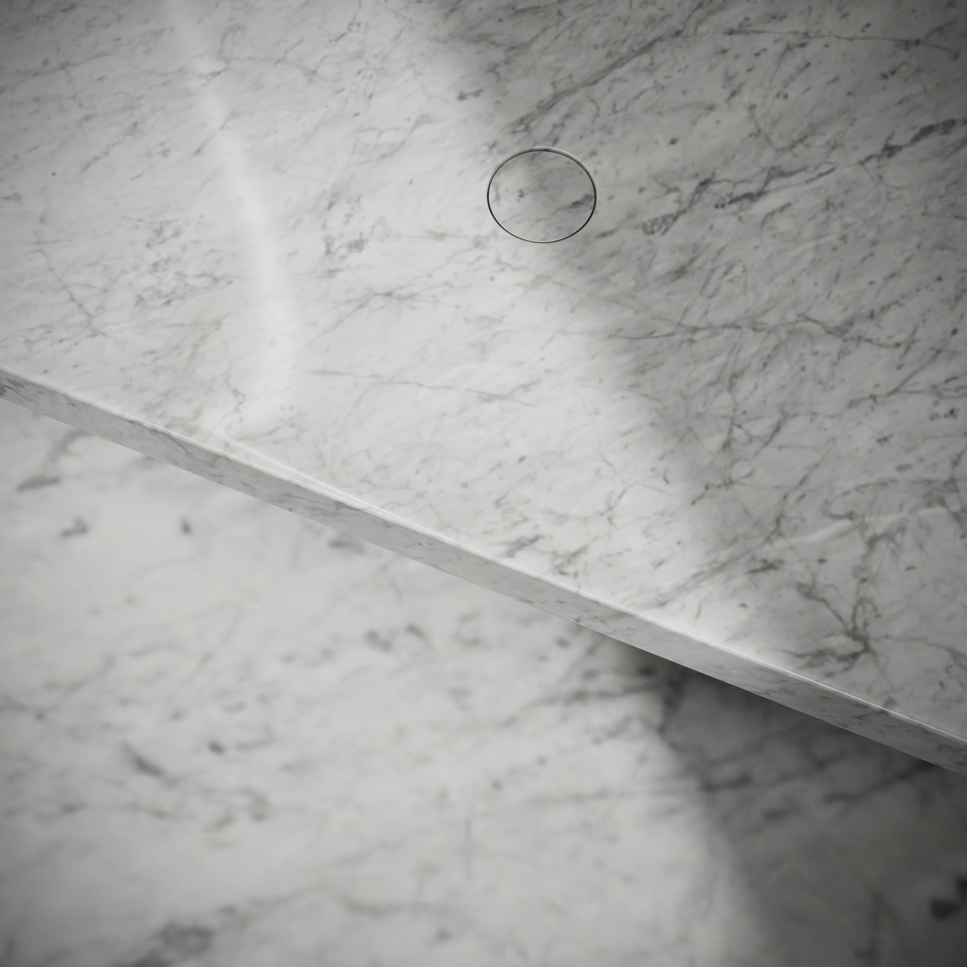 Levitare Carrara Marble Ultra Thin Wall Mounted Basin 800mm