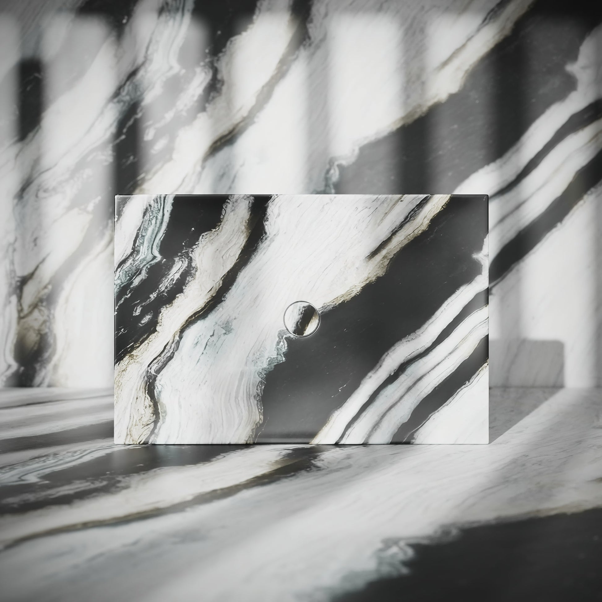 Levitare Panda Marble Ultra Thin Wall Hung Basin 600mm