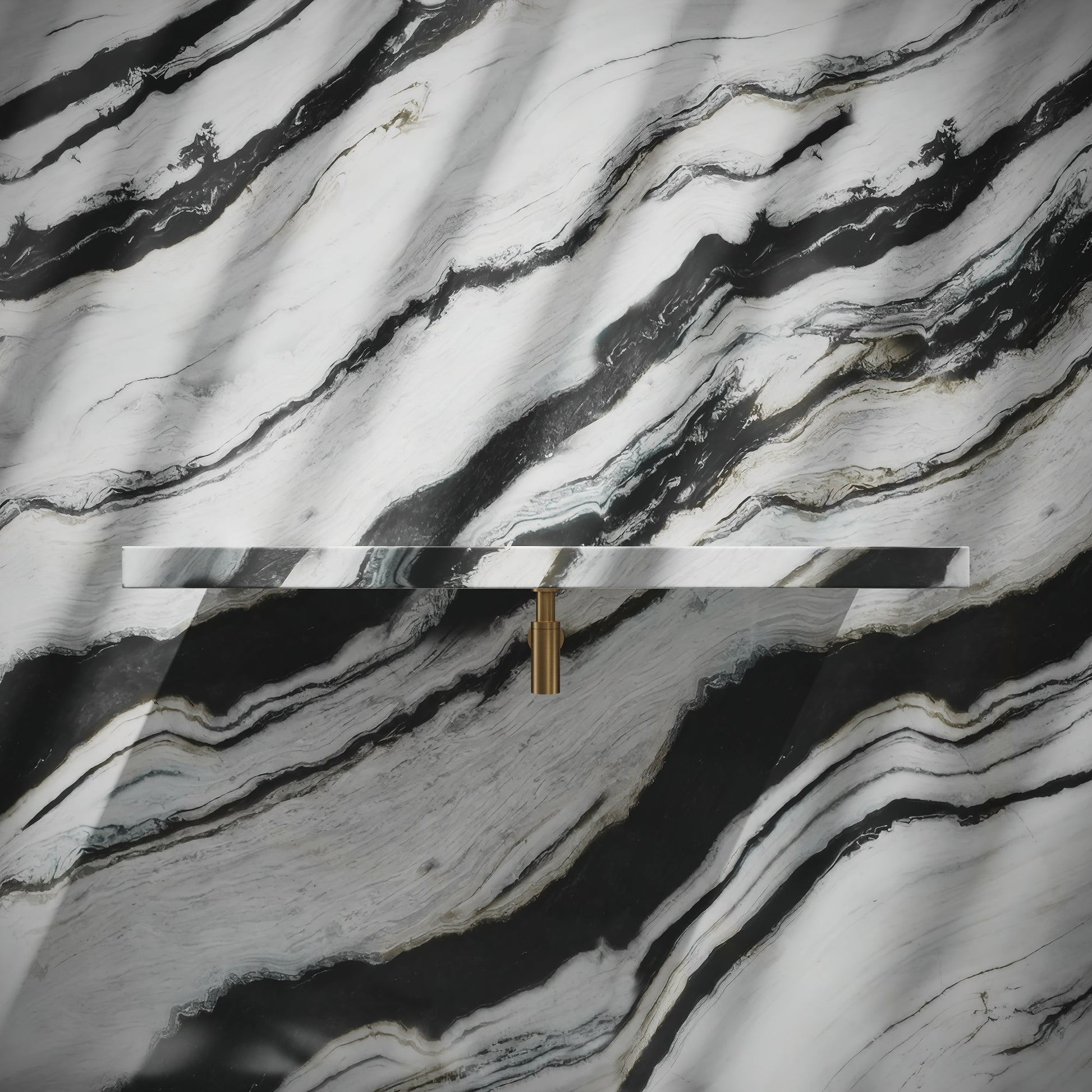 Levitare Panda Marble Ultra Thin Wall Mounted Basin 1000mm