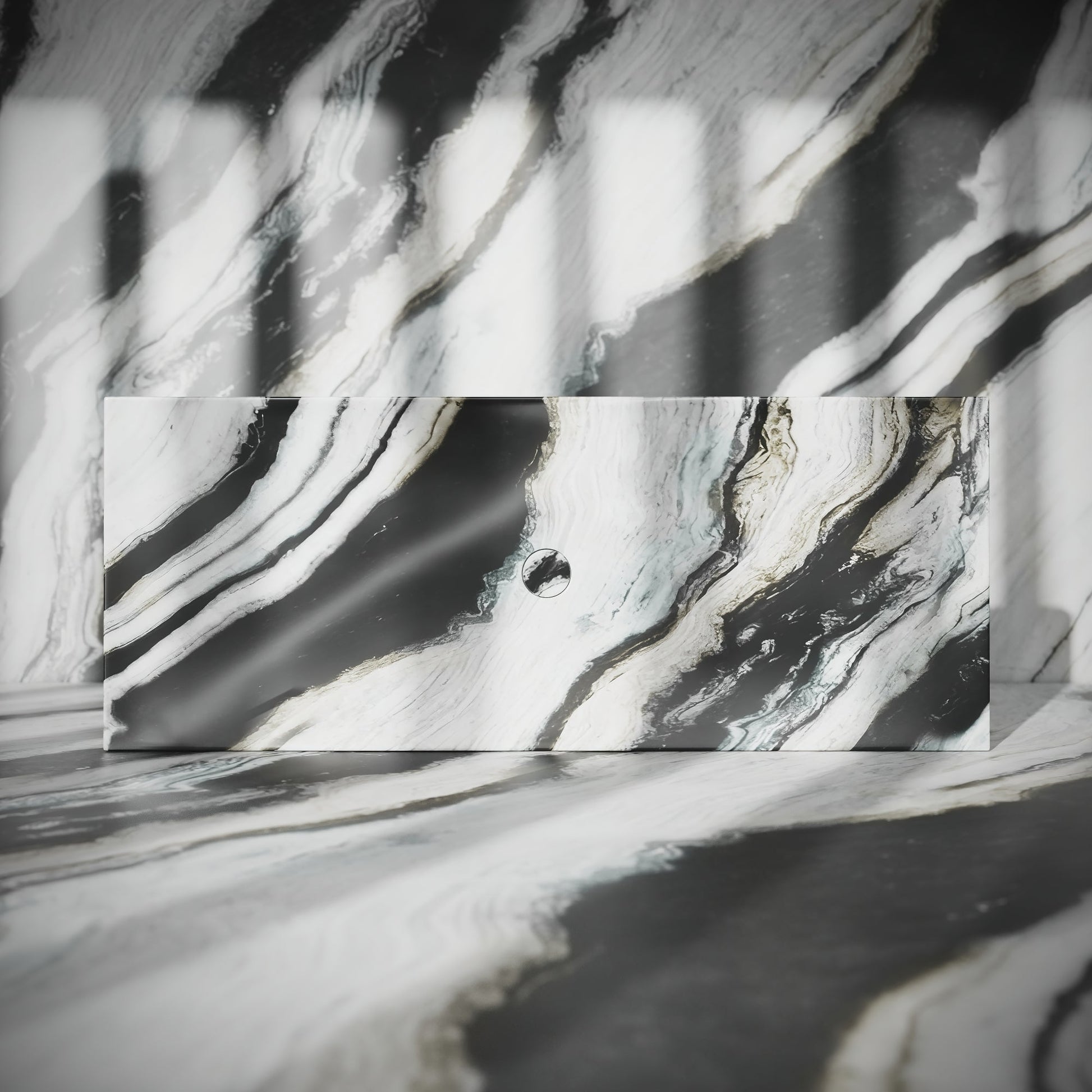 Levitare Panda Marble Ultra Thin Wall Mounted Basin 1000mm