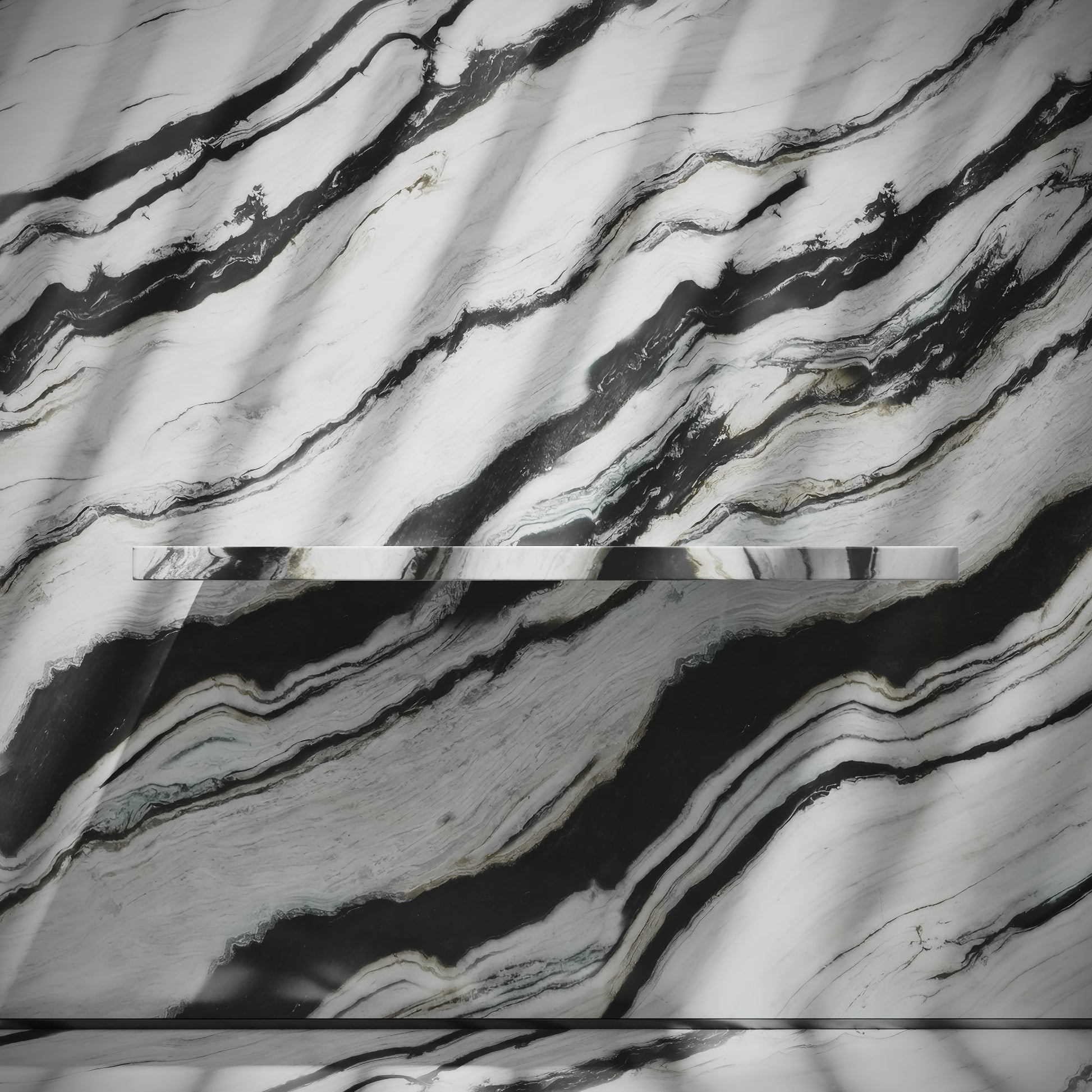 Levitare Panda Marble Ultra Thin Wall Mounted Basin 1200mm (Centre Waste)