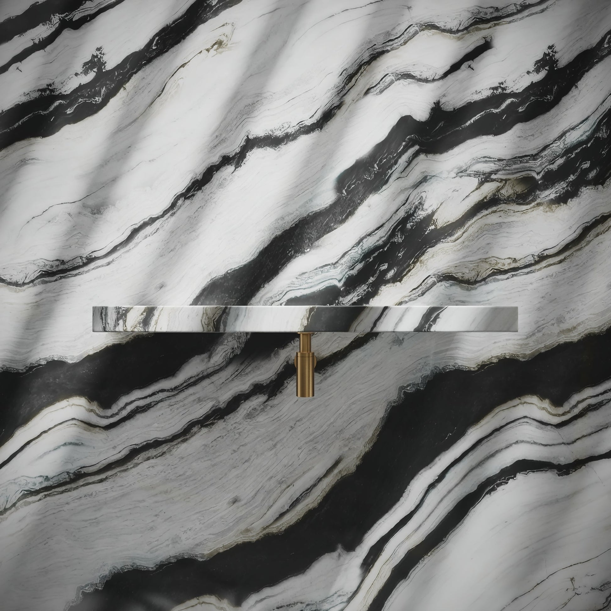 Levitare Panda Marble Ultra Thin Wall Mounted Basin 800mm