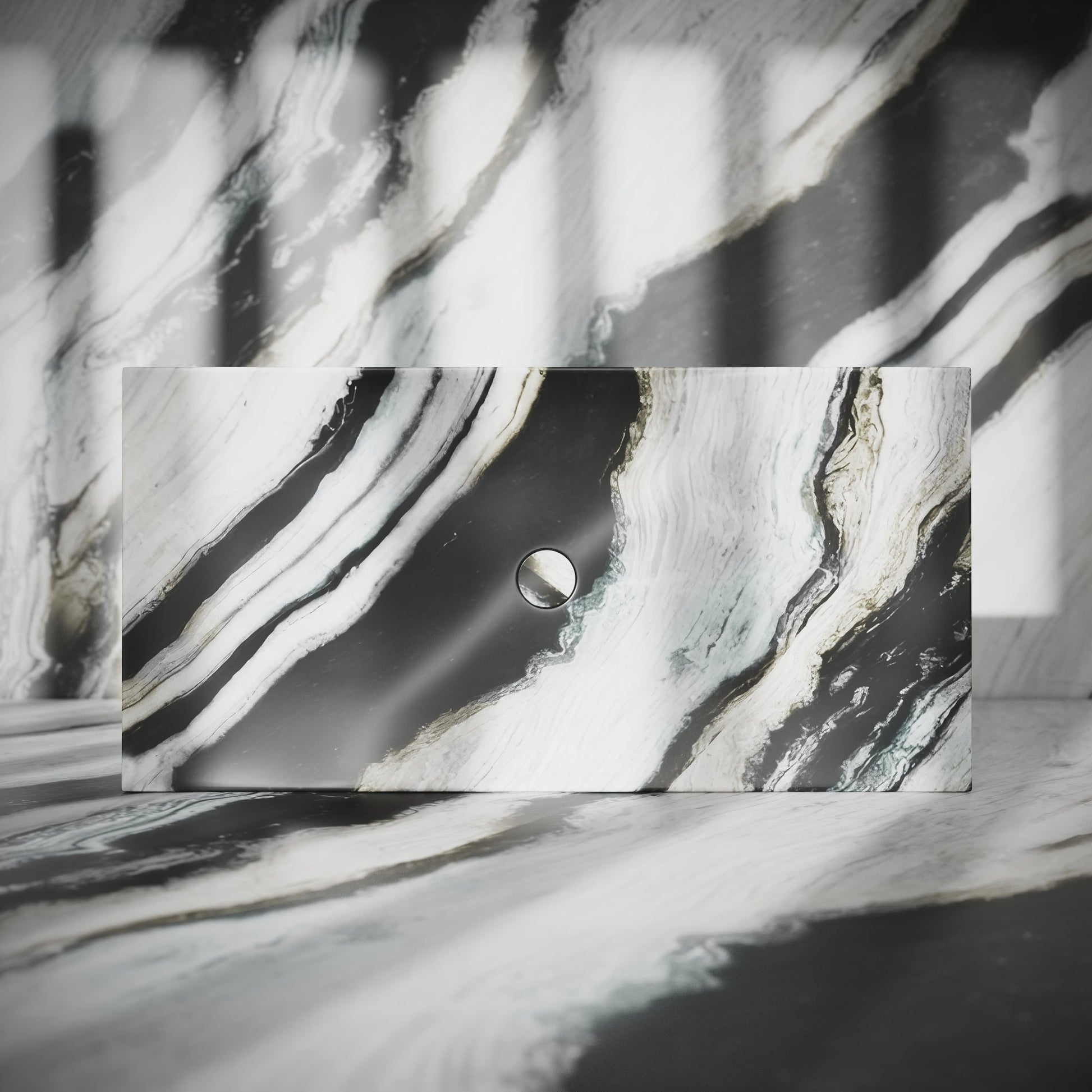 Levitare Panda Marble Ultra Thin Wall Mounted Basin 800mm