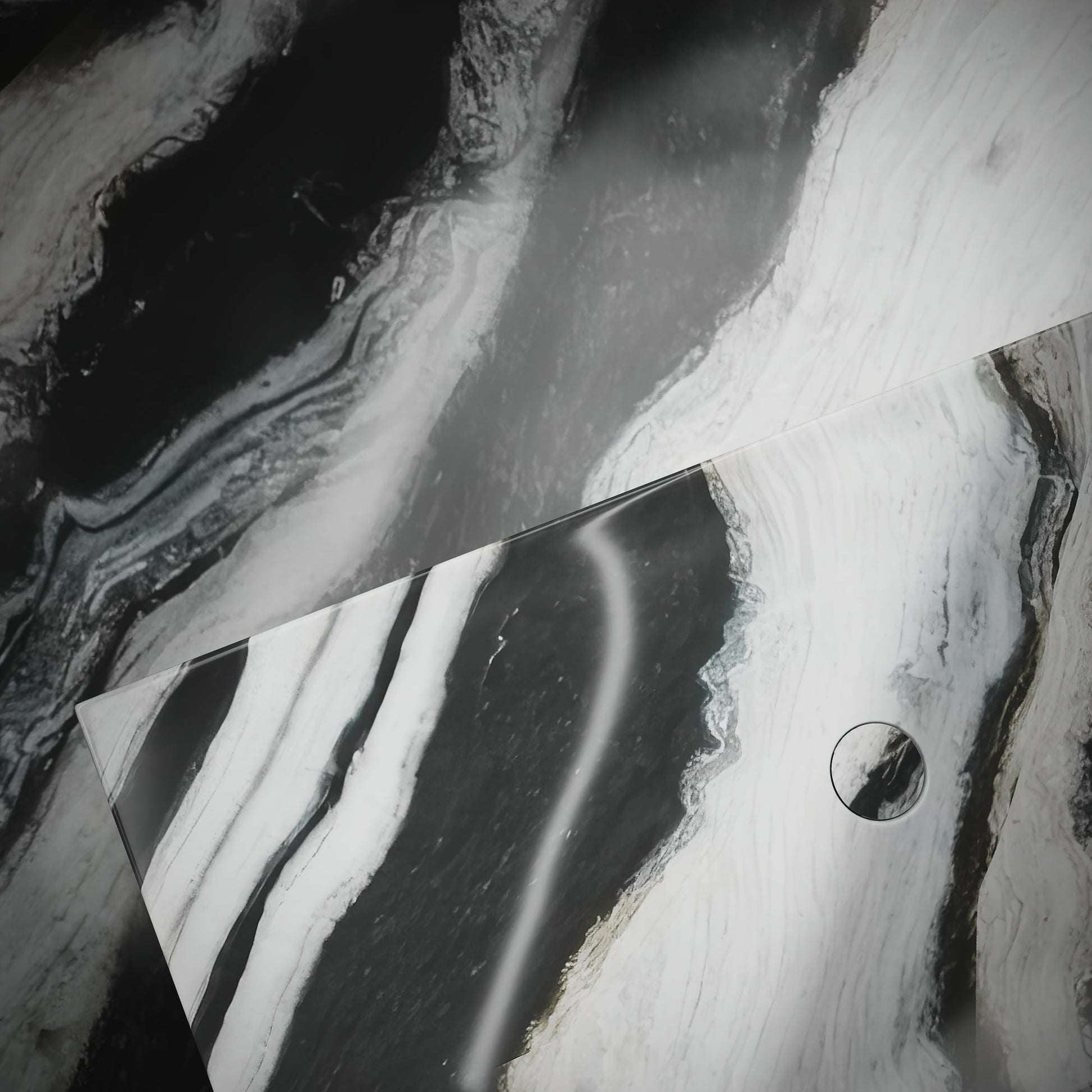 Levitare Panda Marble Ultra Thin Wall Mounted Basin 800mm