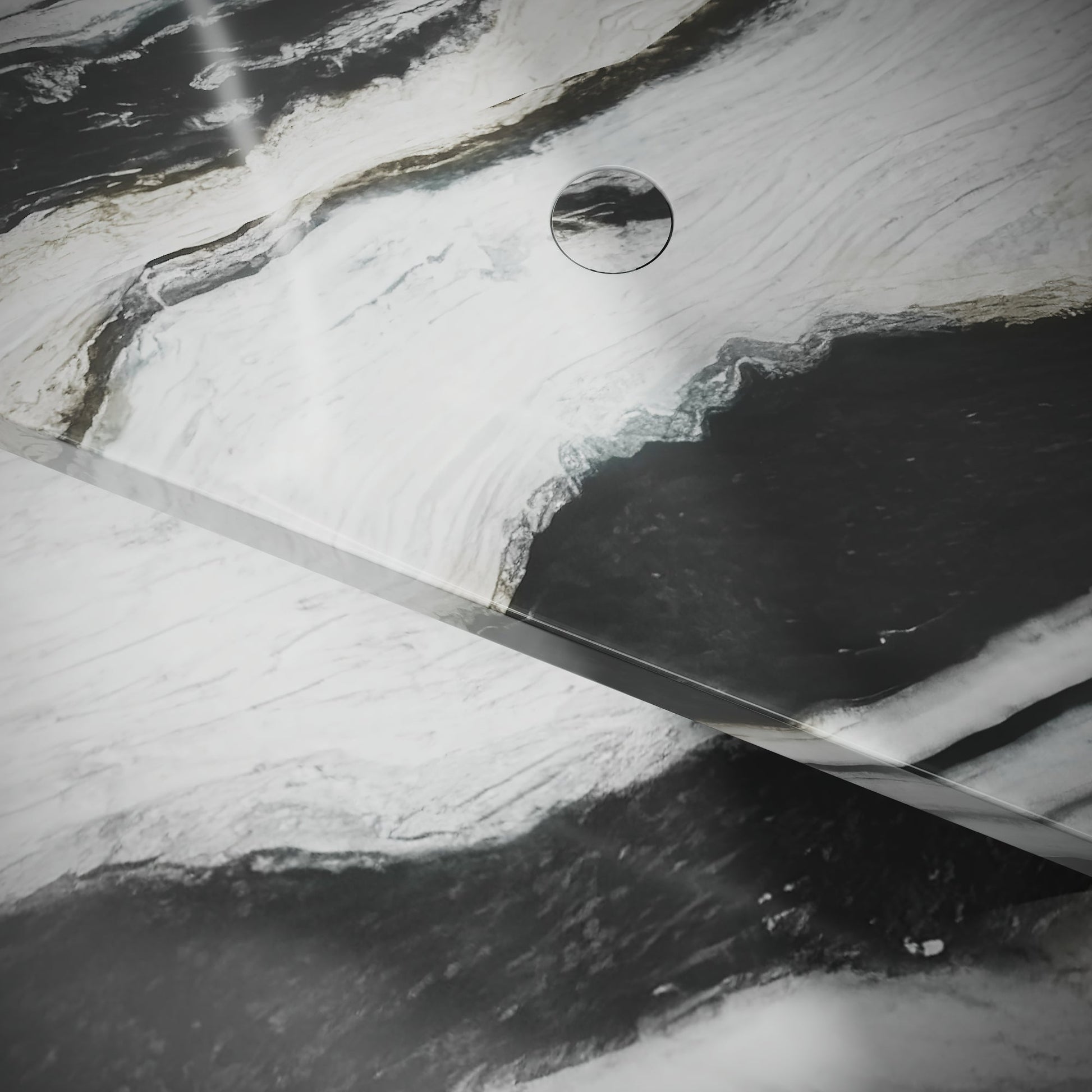 Levitare Panda Marble Ultra Thin Wall Mounted Basin 800mm