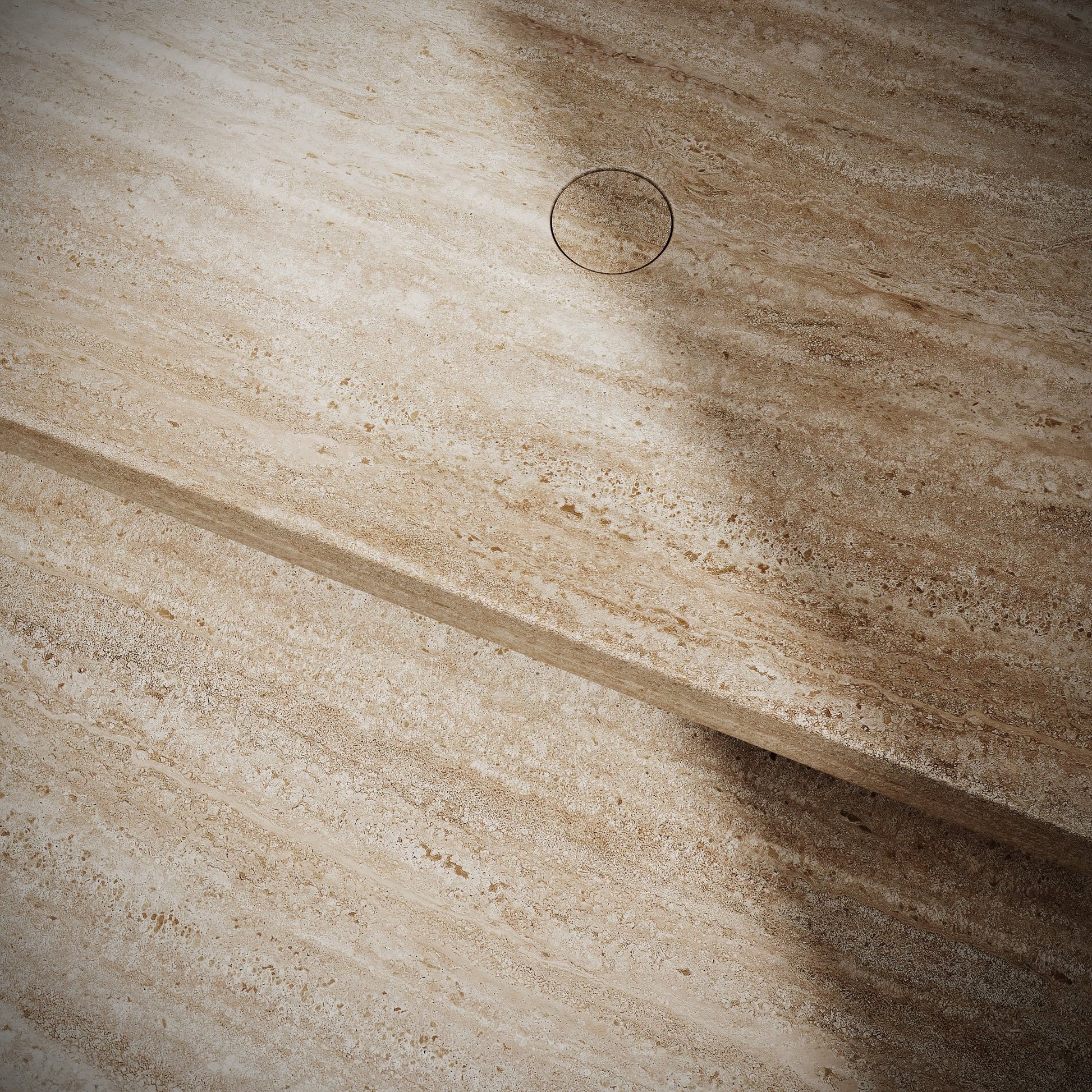 Levitare Travertine Marble Ultra Thin Wall Mounted Basin 800mm