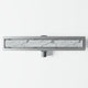 Linear Brushed Stainless Tileable Wetroom Waste Kit