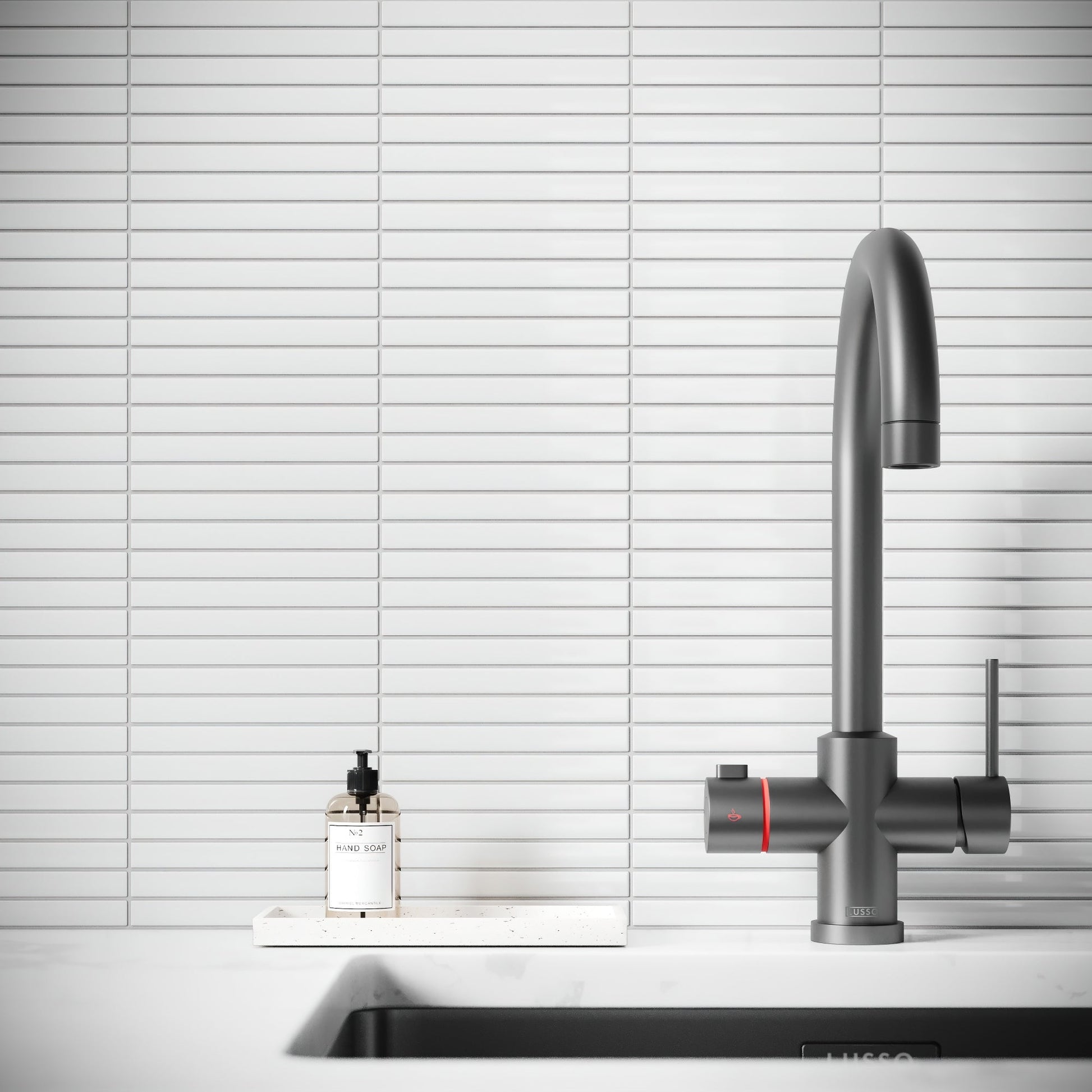 Linear Mosaic Snow Pearl White Glazed Porcelain Wall Tile