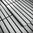 Linear Mosaic Soft Feather Grey Glazed Porcelain Wall Tile 293 x 313mm