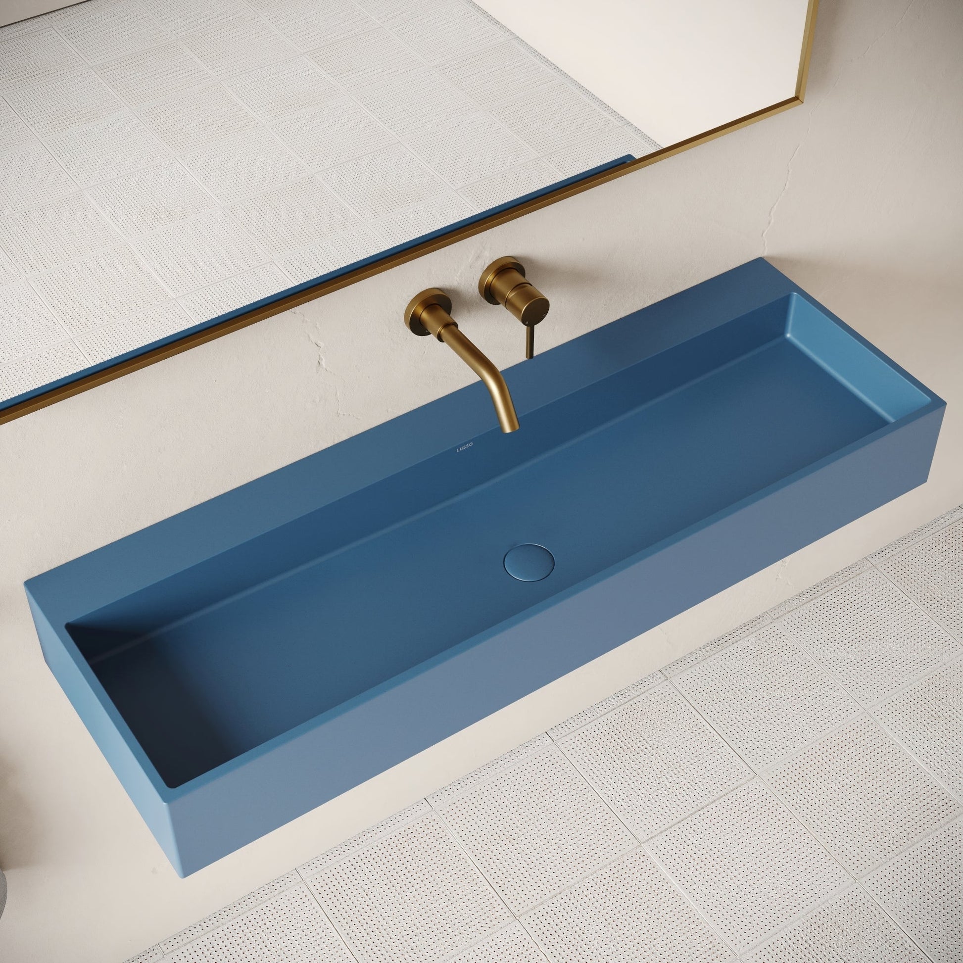 Lineare Azure Concrete Wall Hung Basin 1200mm