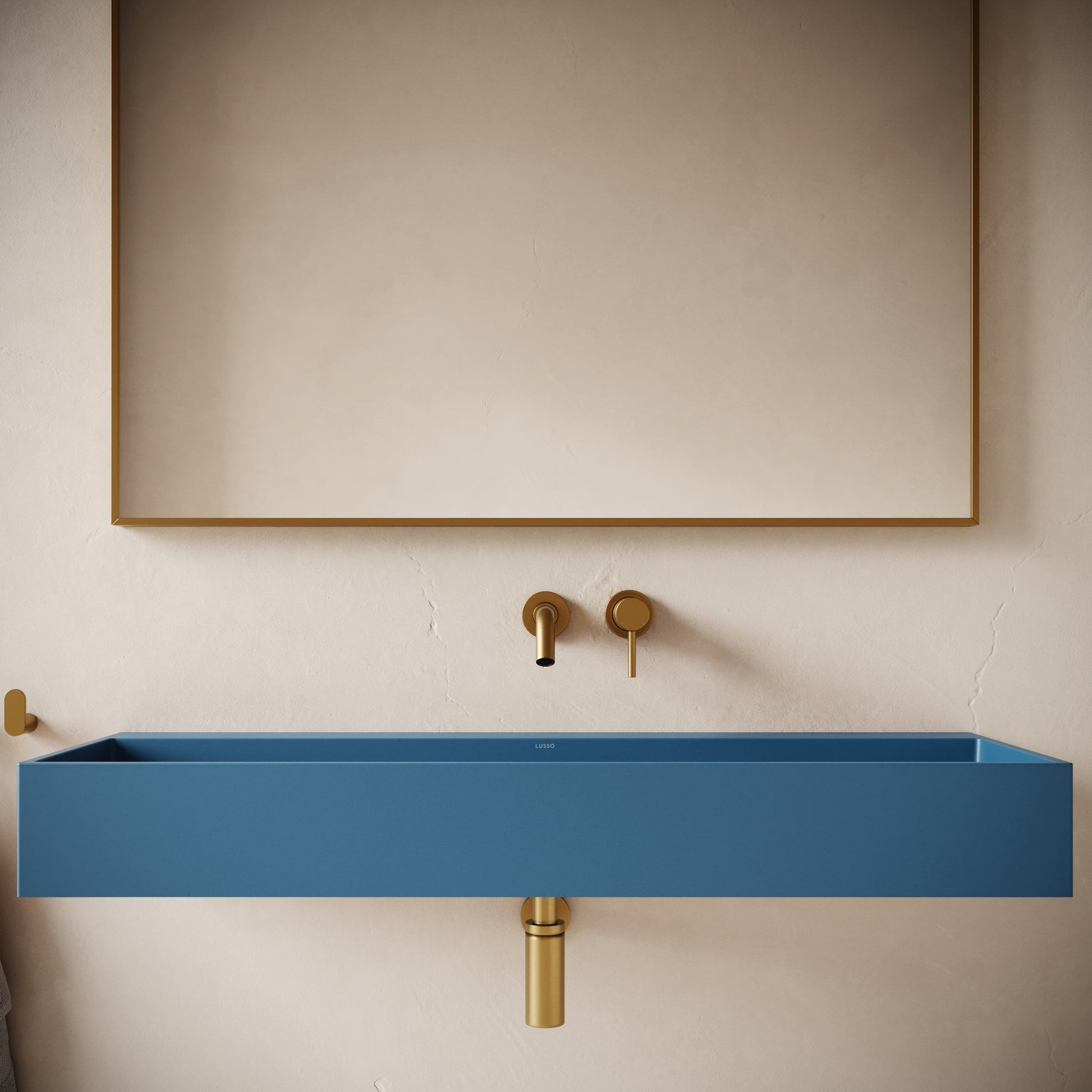 Lineare Azure Concrete Wall Hung Basin 1200mm