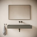Lineare Oyster Concrete Wall Hung Basin 1200mm