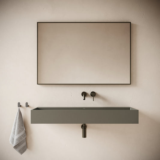 Lineare Oyster Concrete Wall Hung Basin 1200mm