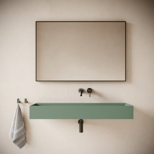 Lineare Seafoam Concrete Wall Hung Basin 1200mm