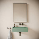 Lineare Seafoam Concrete Wall Hung Basin 600mm