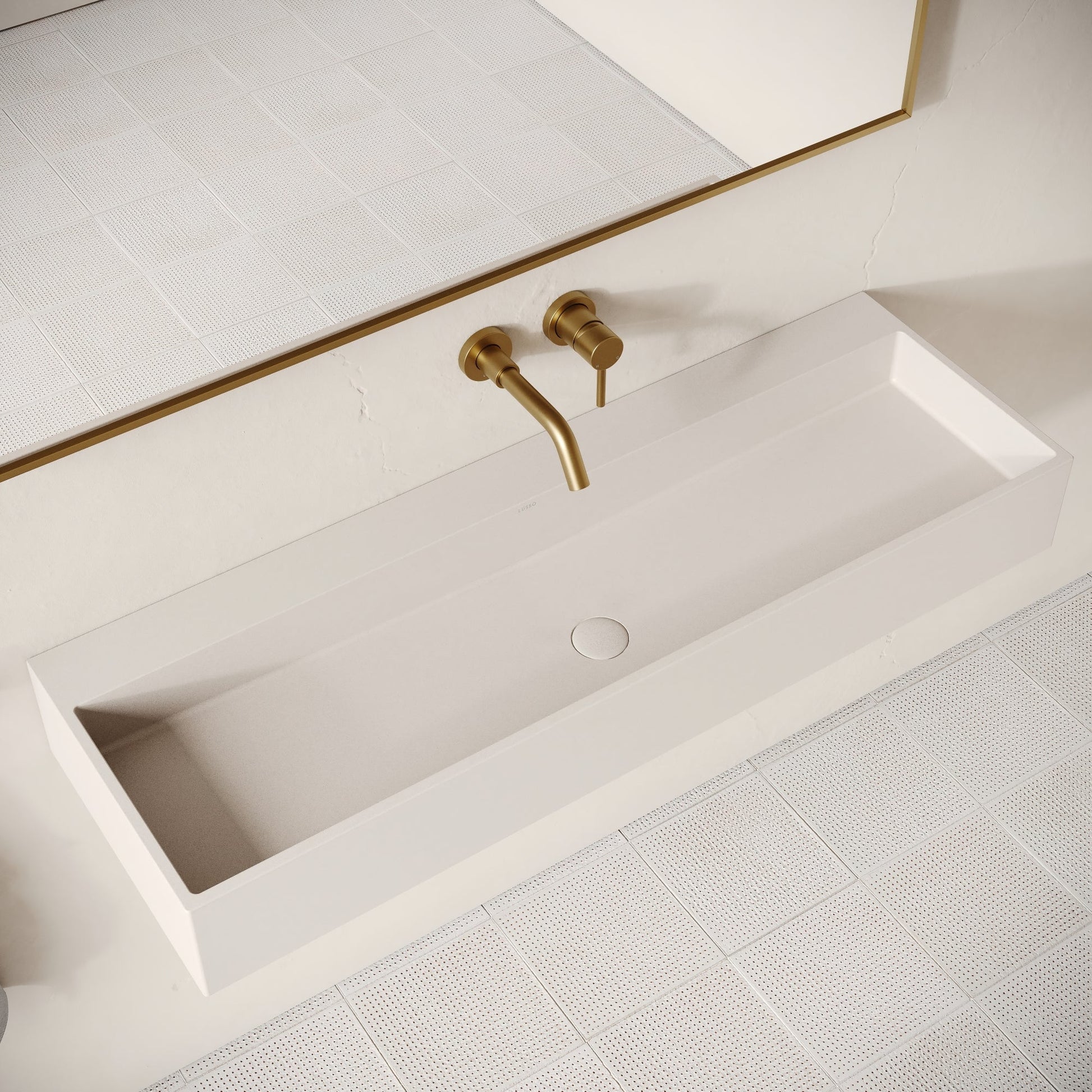 Lineare Shore Concrete Wall Hung Basin 1200mm