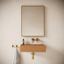 Lineare Sienna Concrete Wall Hung Basin 600mm