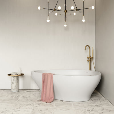 Lissoni Freestanding Corner Stone Bath 1780mm