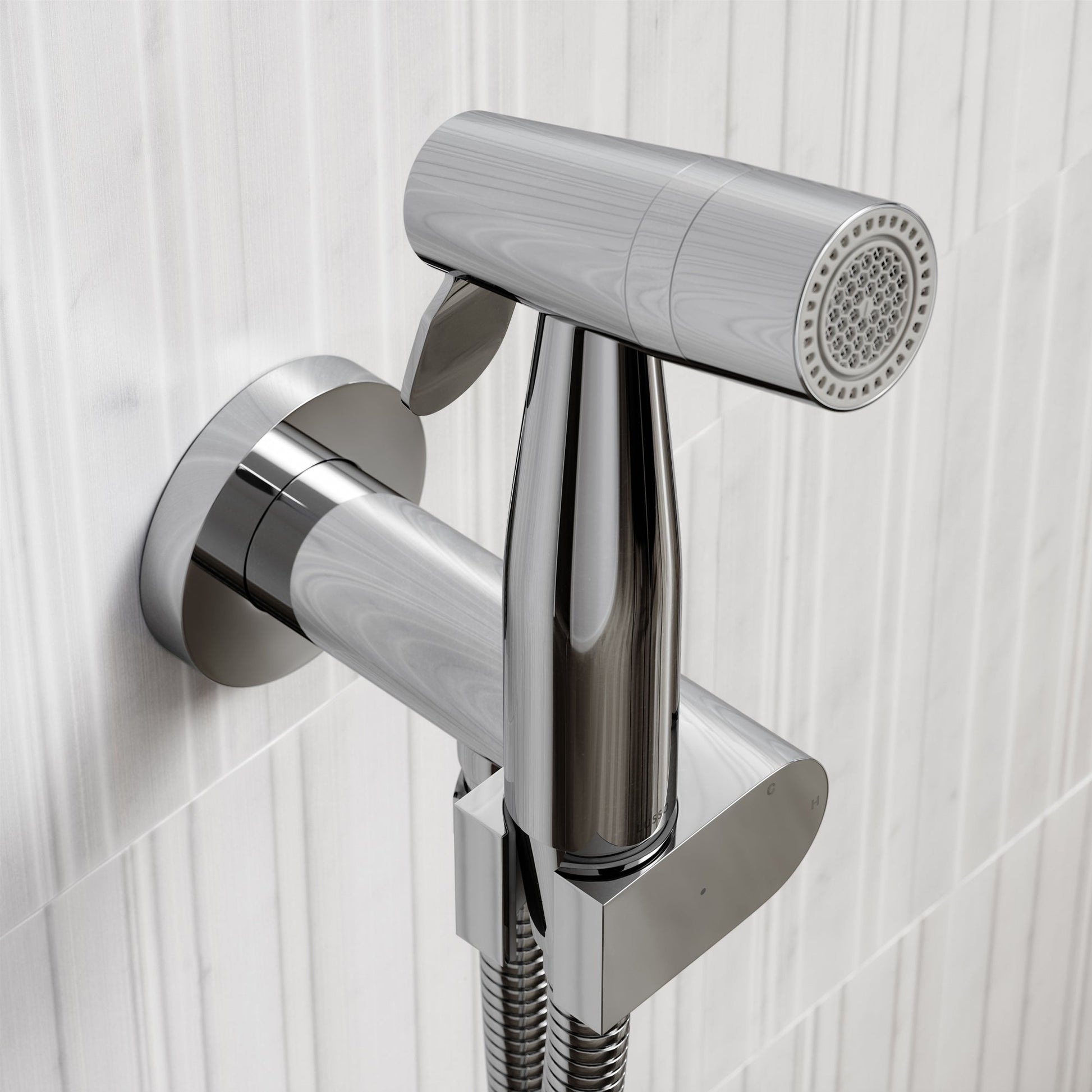 Lusso Chrome Temperature Control Douche Shower Spray Kit