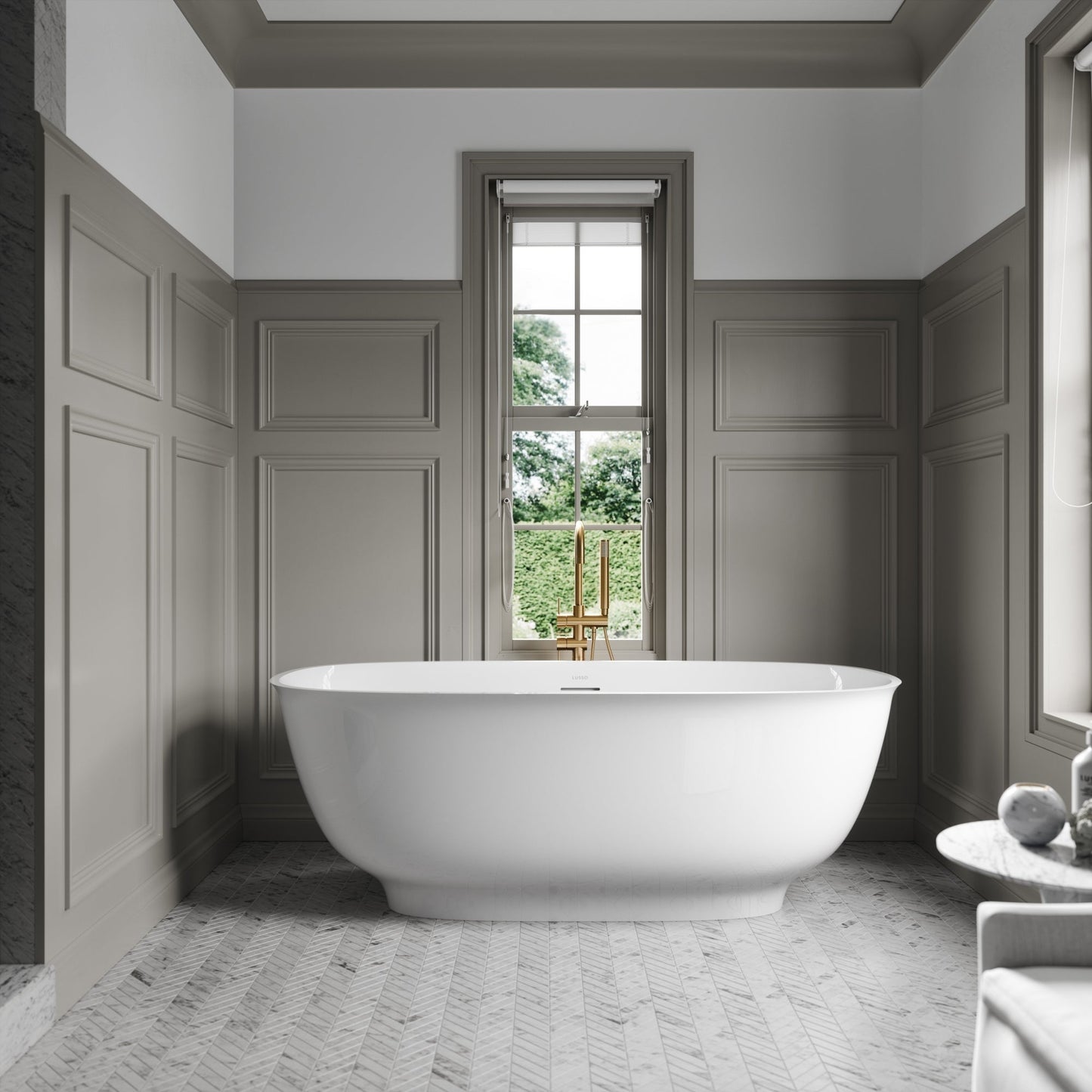 Lusso Light Calabria Freestanding Bath 1700mm