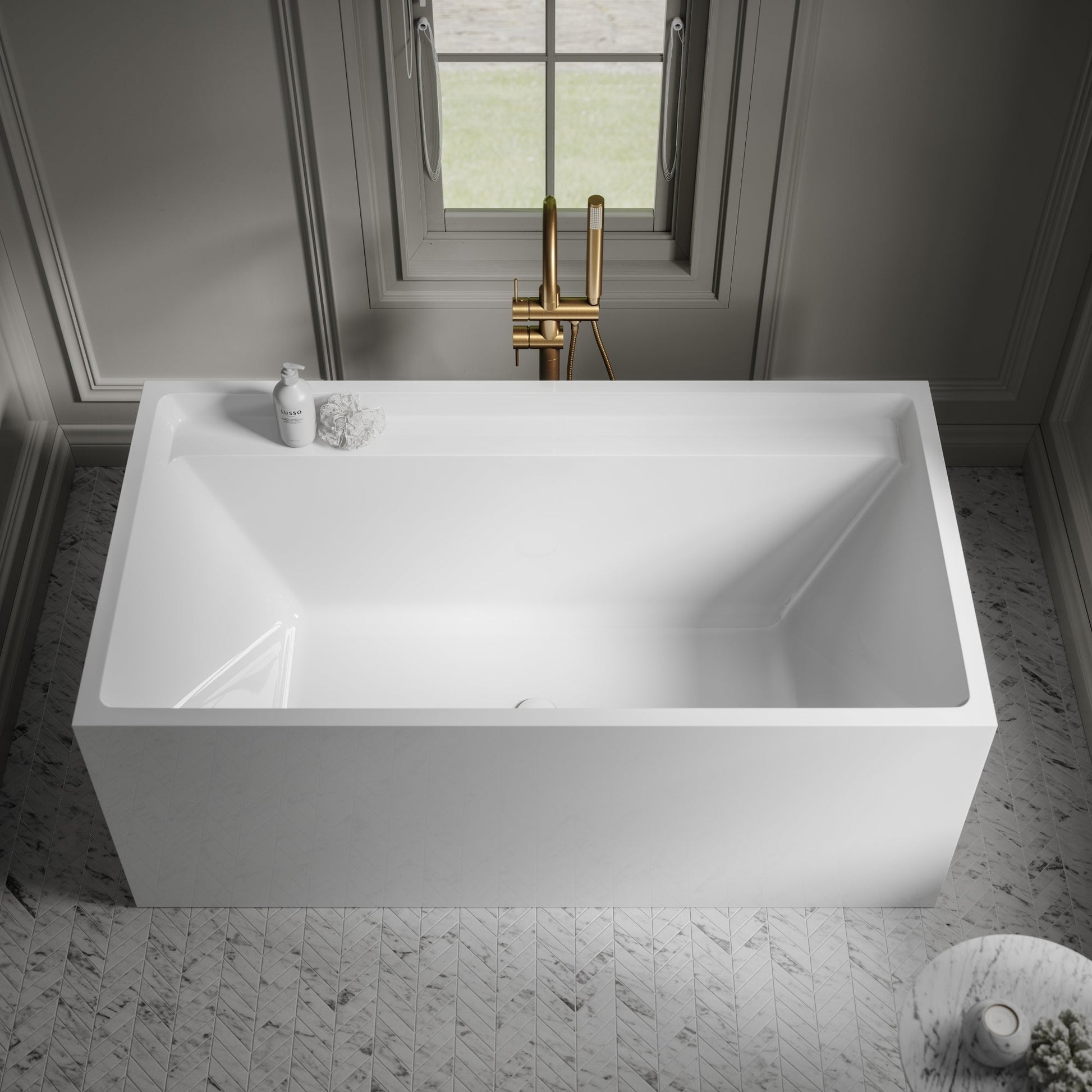 Lusso Light Corso Freestanding Bath 1500mm