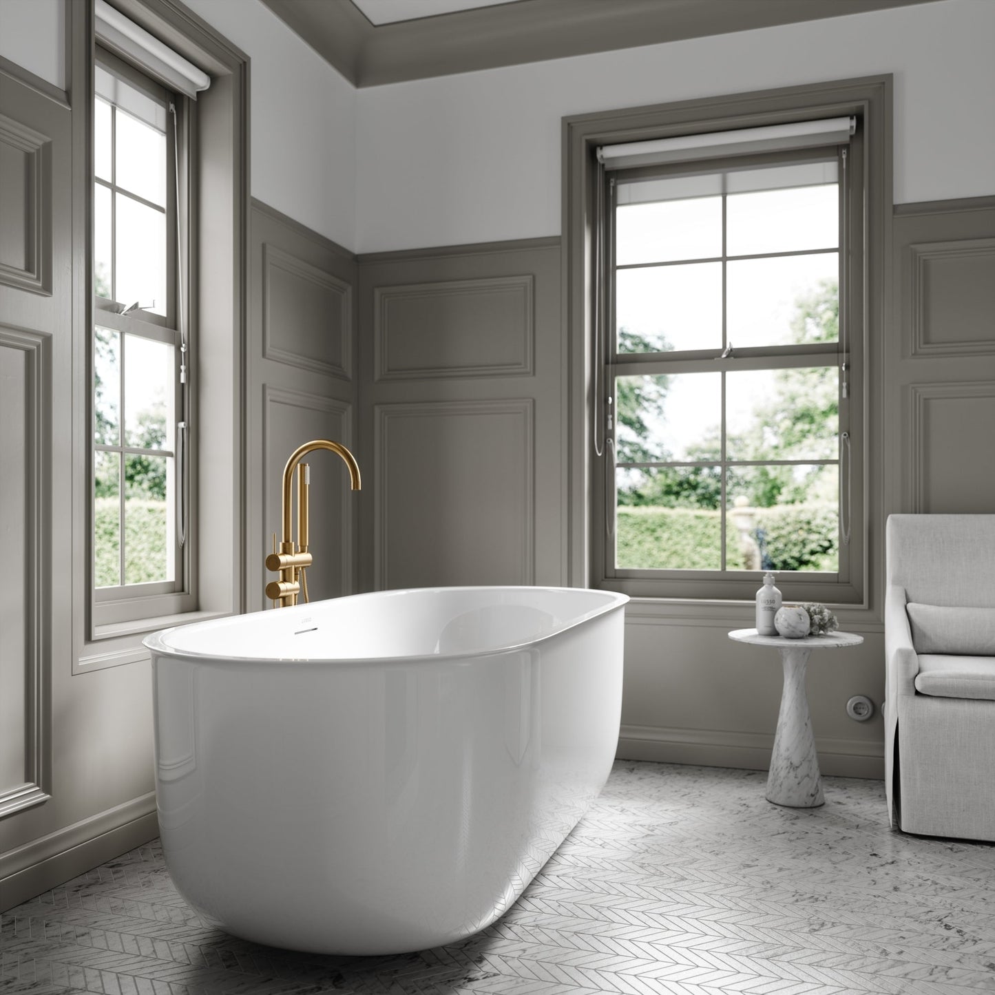 Lusso Light Fellini Freestanding Bath 1700mm