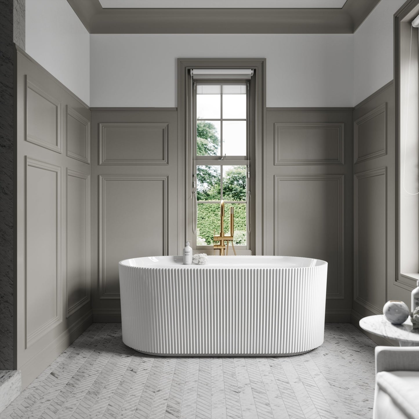 Lusso Light Tresor Freestanding Bath 1500mm