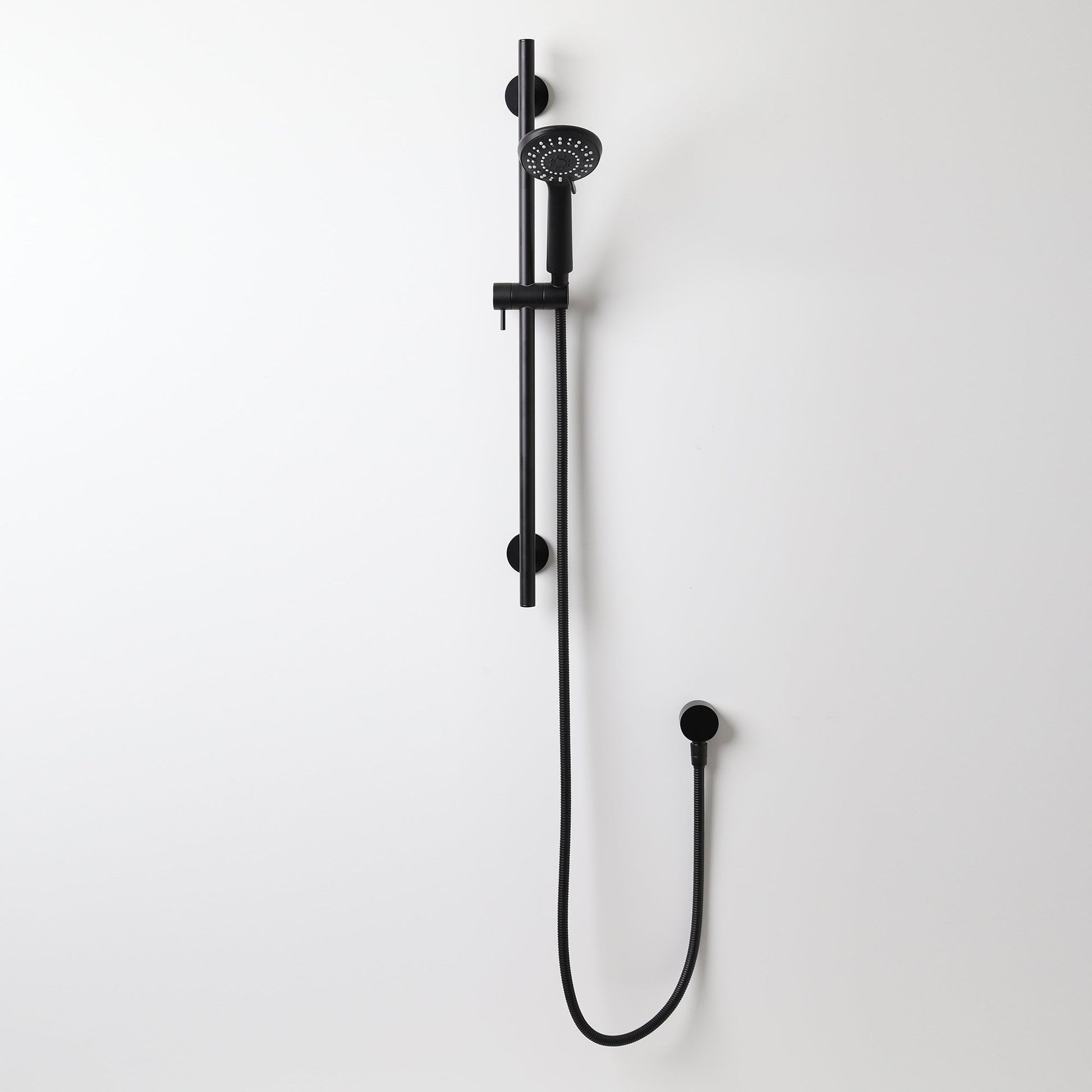Lusso Shower Riser Rail Kit Matte Black- NO VALVE