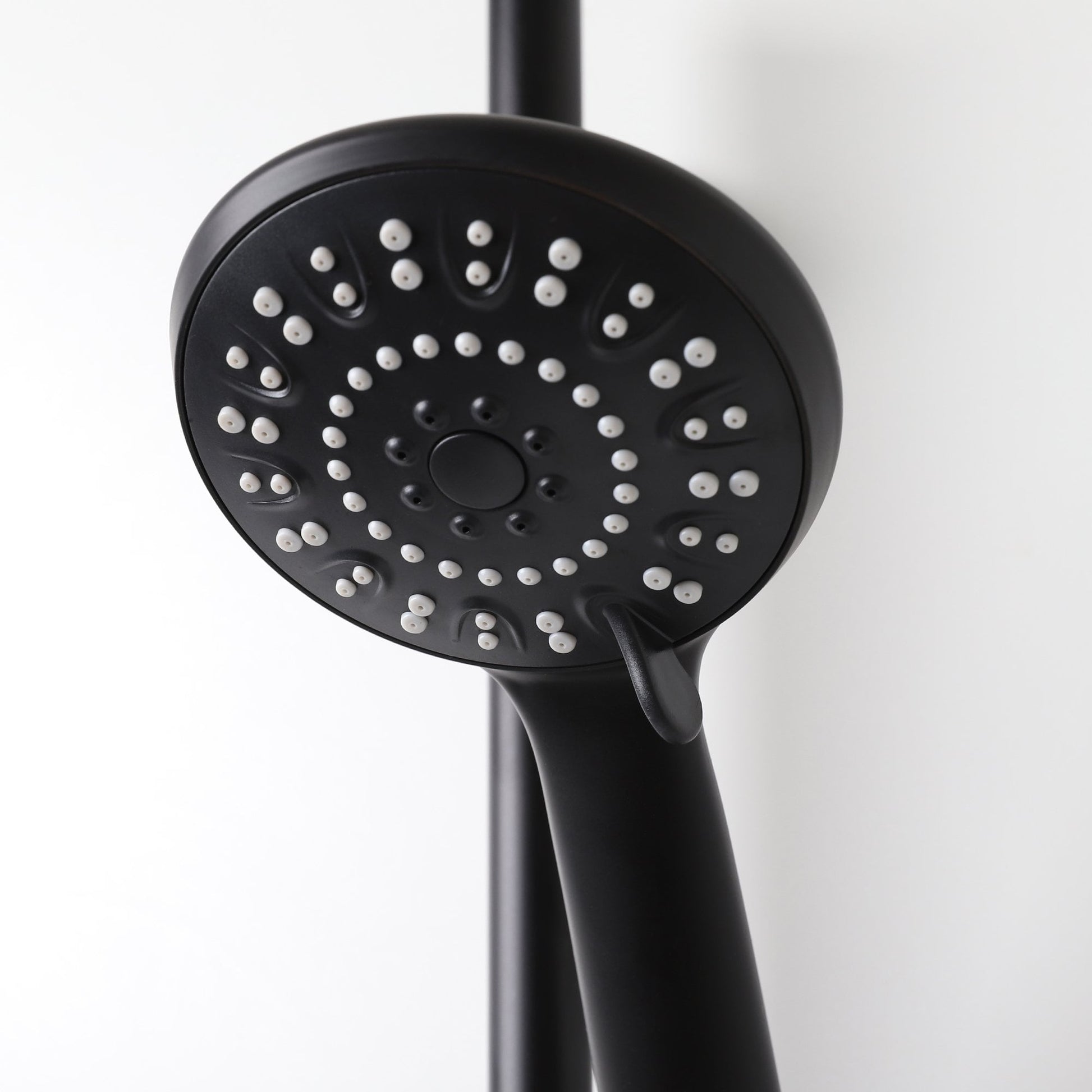 Lusso Shower Riser Rail Kit Matte Black- NO VALVE