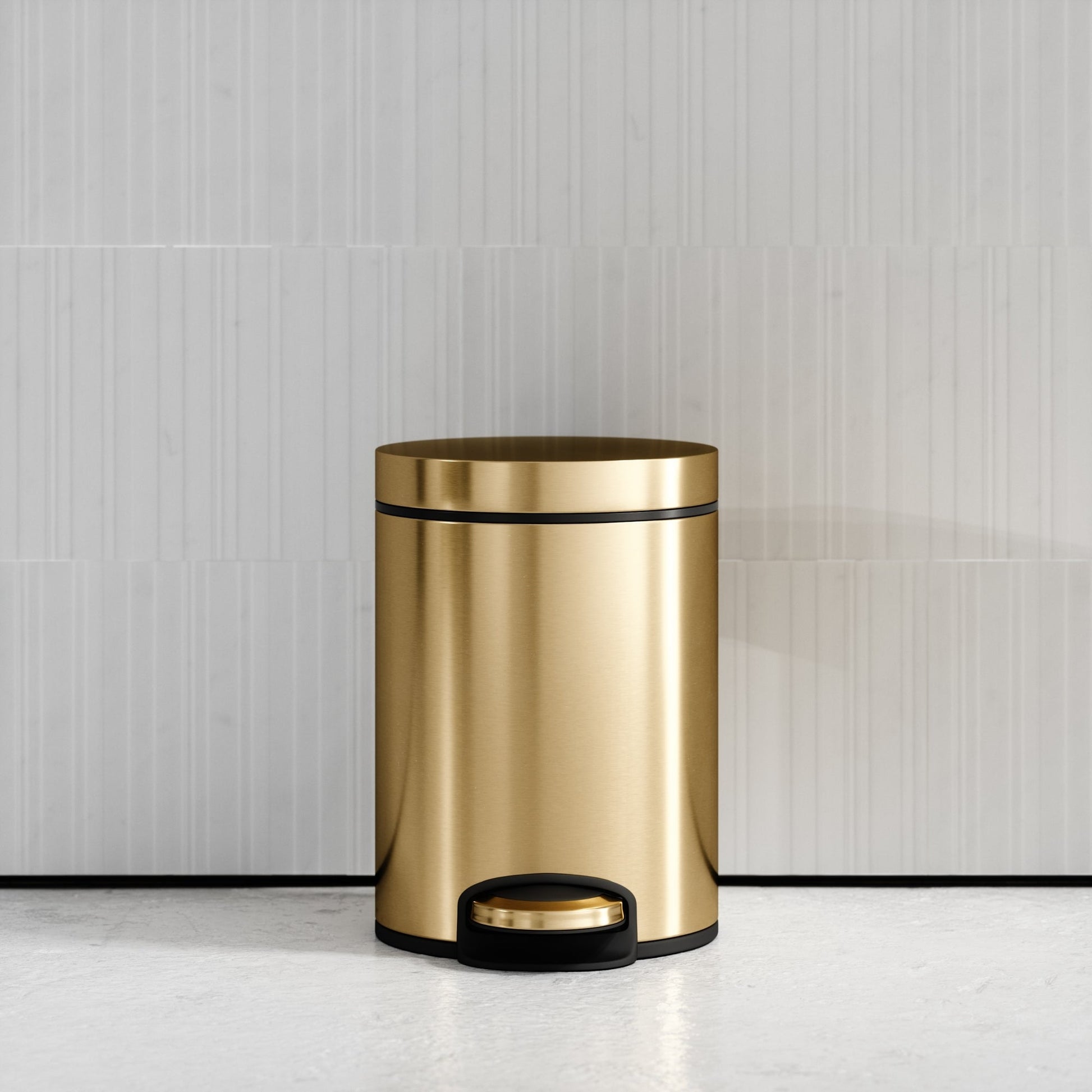 Lusso Vittoria Brushed Gold 5 Litre Pedal Bin