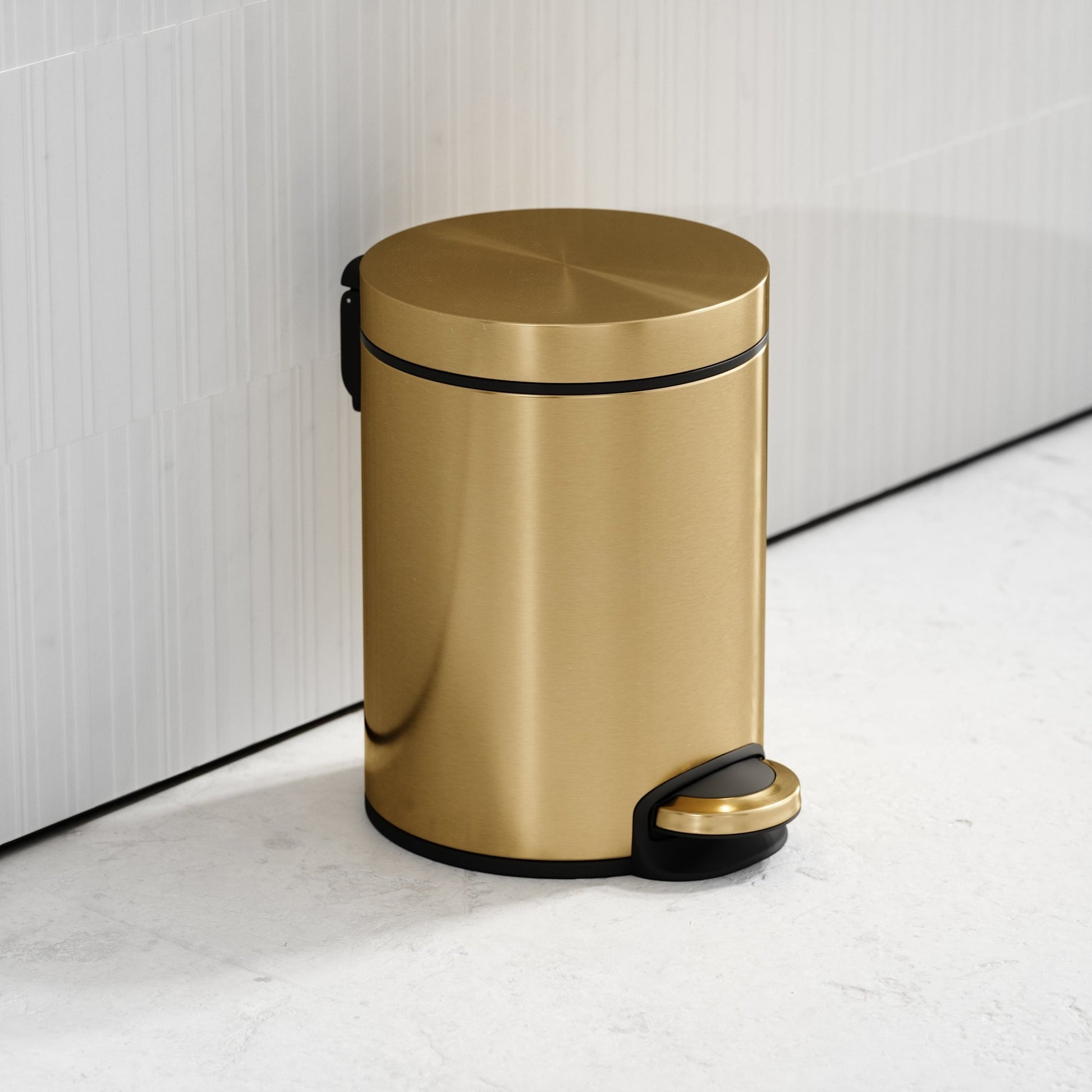 Lusso Vittoria Brushed Gold 5 Litre Pedal Bin