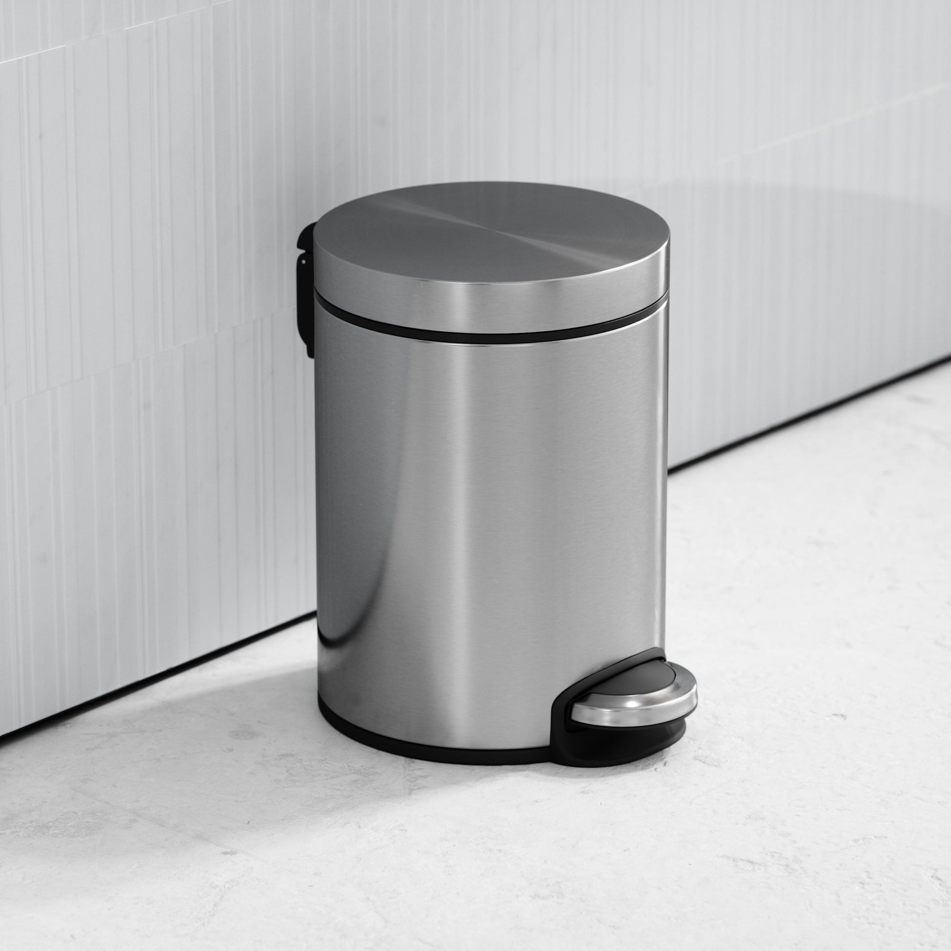 Lusso Vittoria Brushed Stainless 5 Litre Pedal Bin