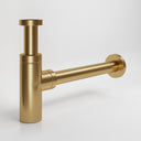 Luxe Brushed Gold Round Bottle Trap