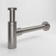 Luxe Brushed Stainless Round Bottle Trap