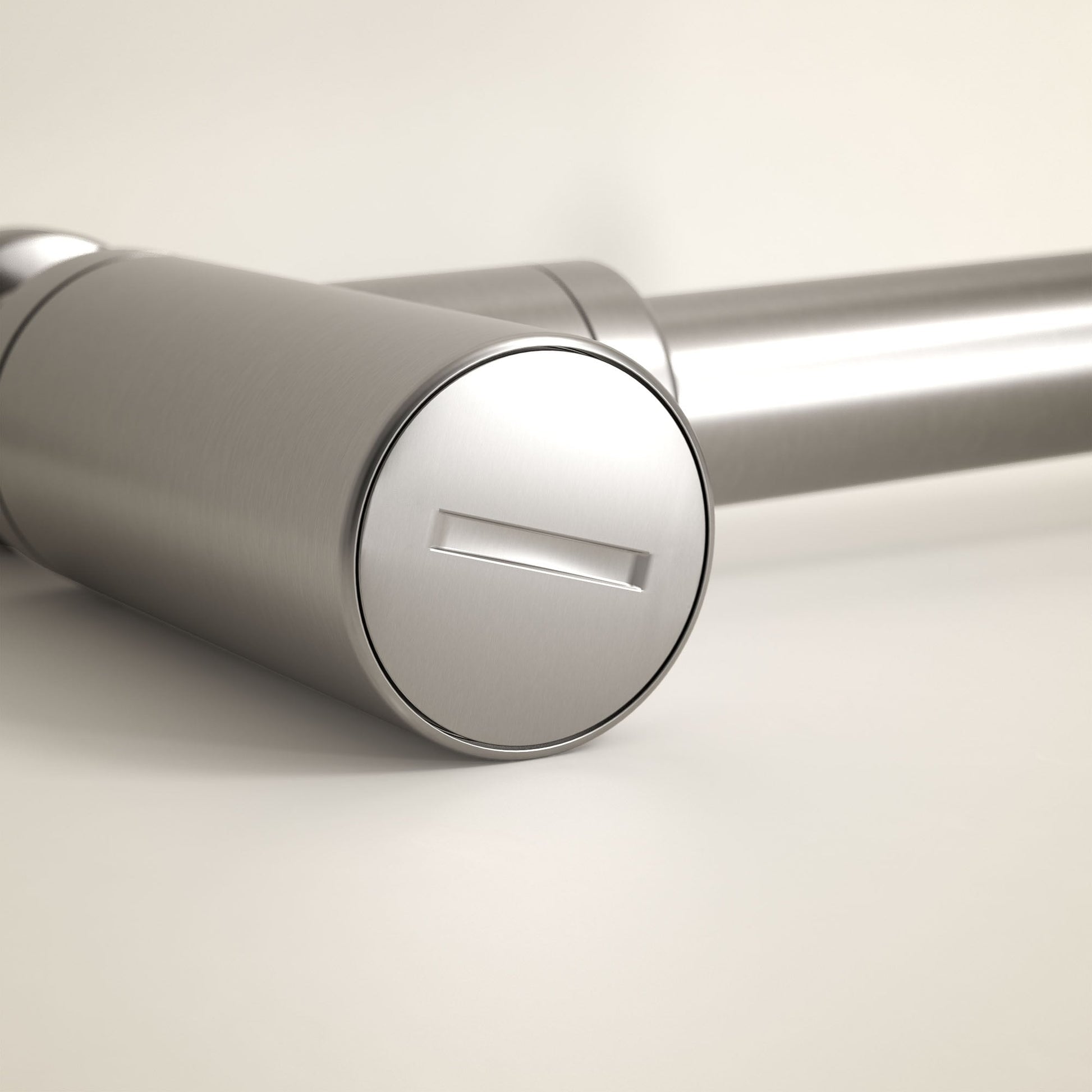 Luxe Brushed Stainless Round Bottle Trap