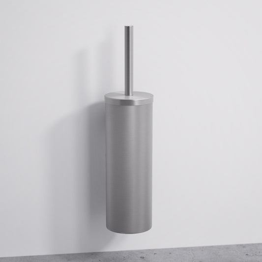 Luxe Brushed Stainless Wall Mounted Toilet Brush