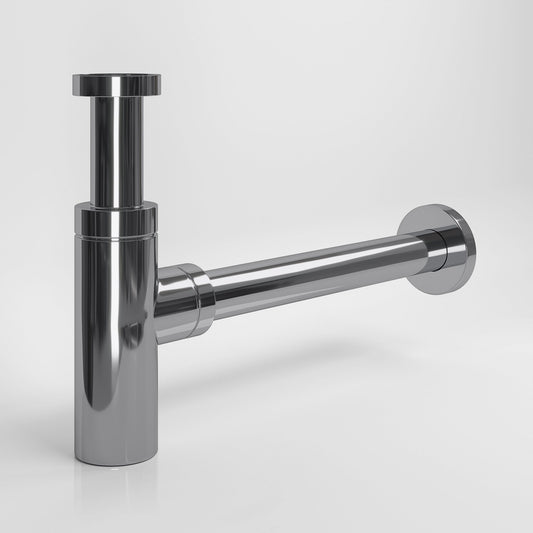 Luxe Chrome Round Bottle Trap