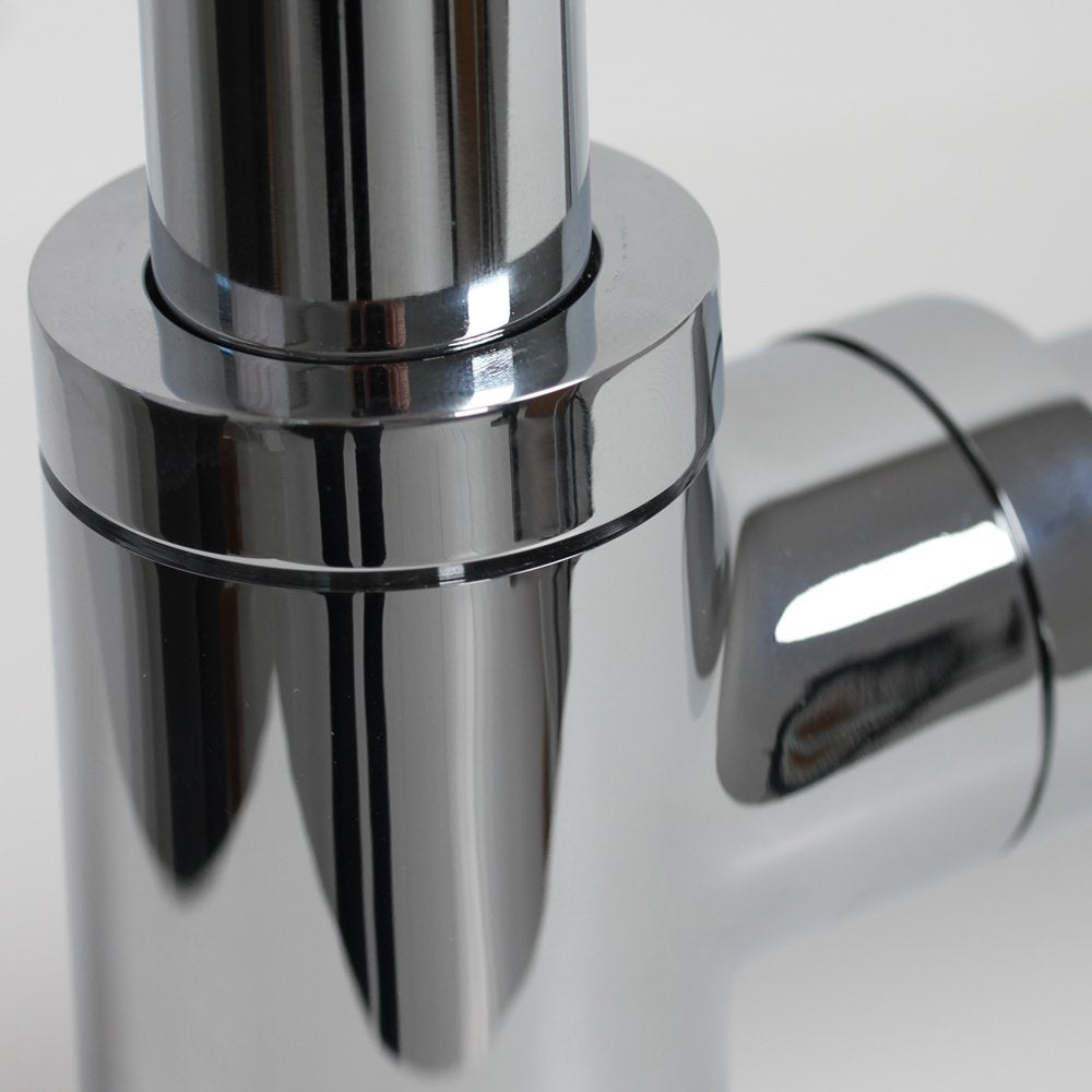 Luxe Chrome Round Bottle Trap