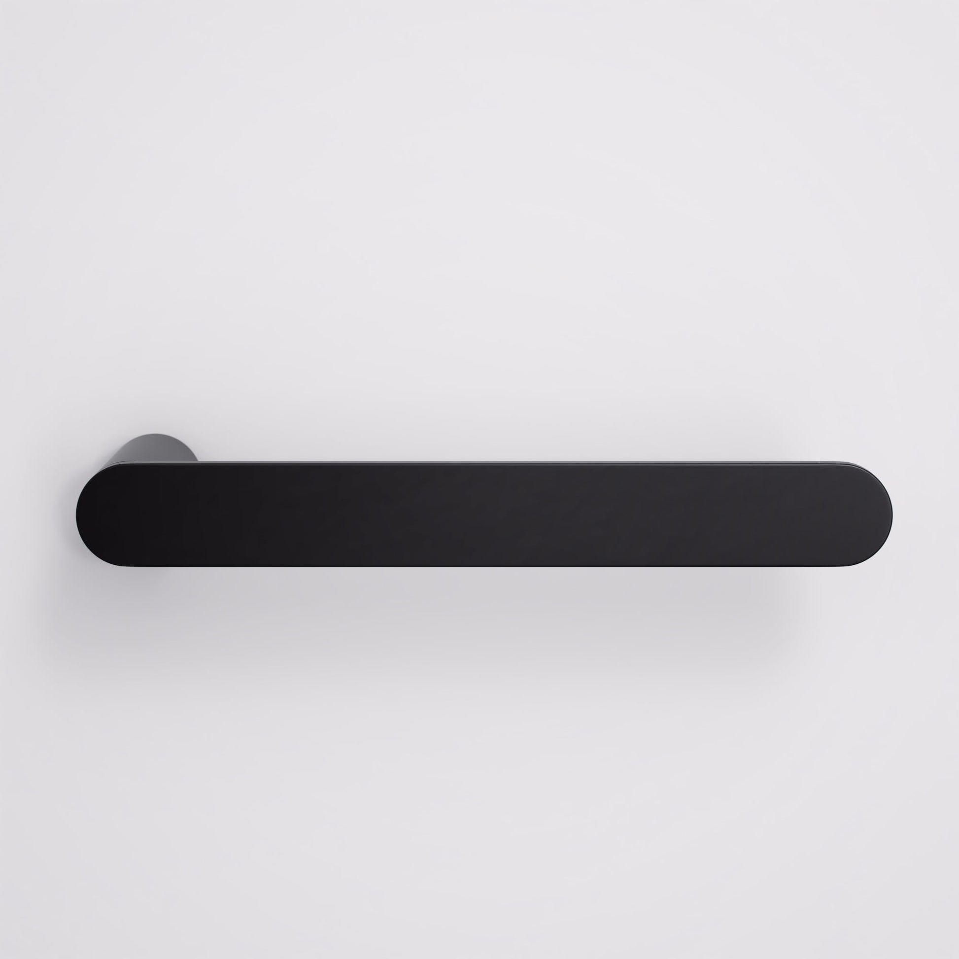 Luxe Matte Black Towel Bar 220mm