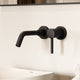 Luxe Matte Black Wall Mounted Basin Mixer Tap V1