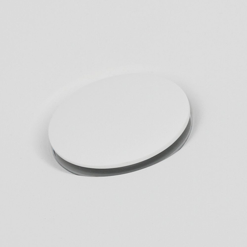 Luxe Matte White Slotted Click Clack Basin Waste
